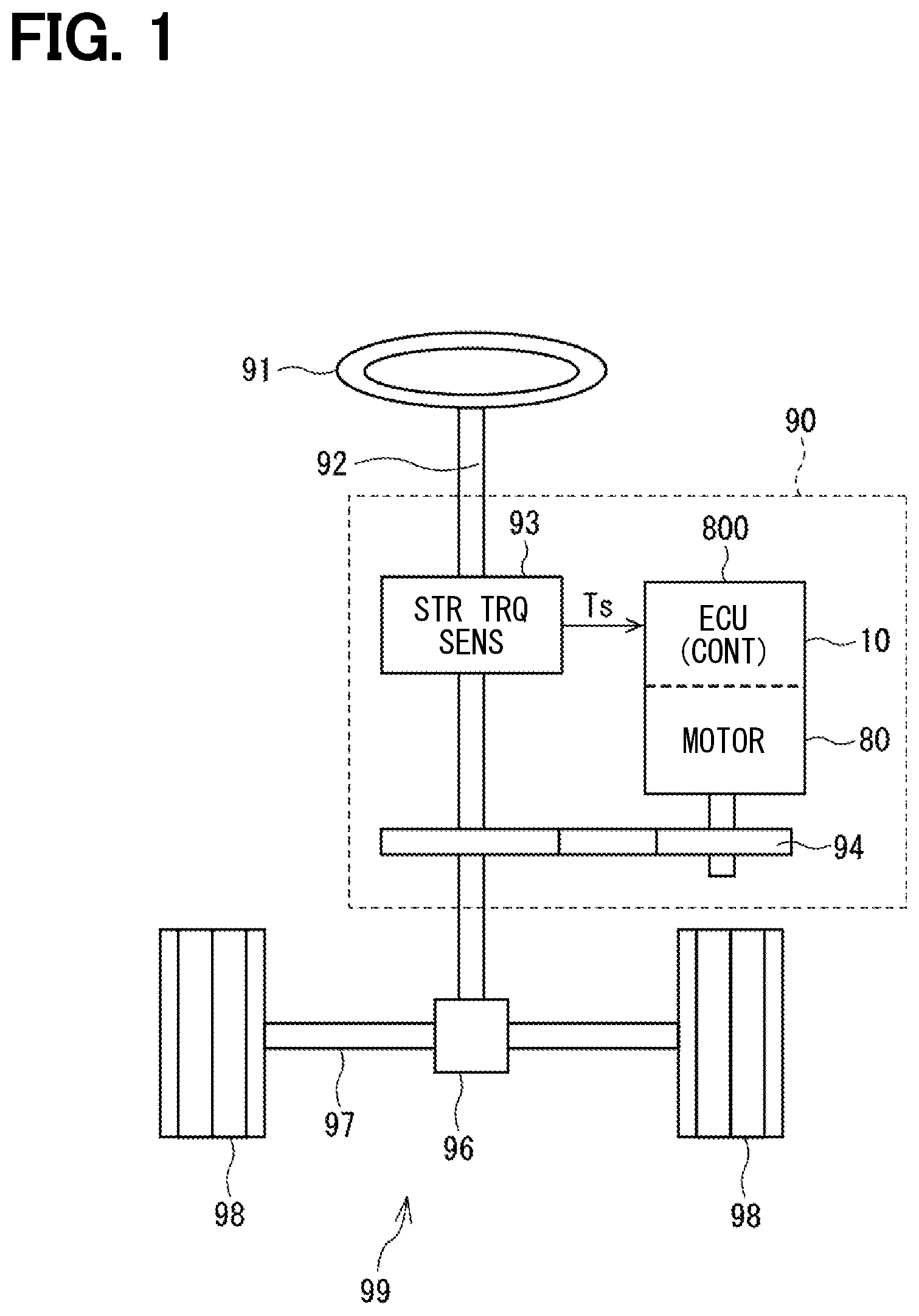 Patent US11784534 — Rotating electric machine — Figure 1