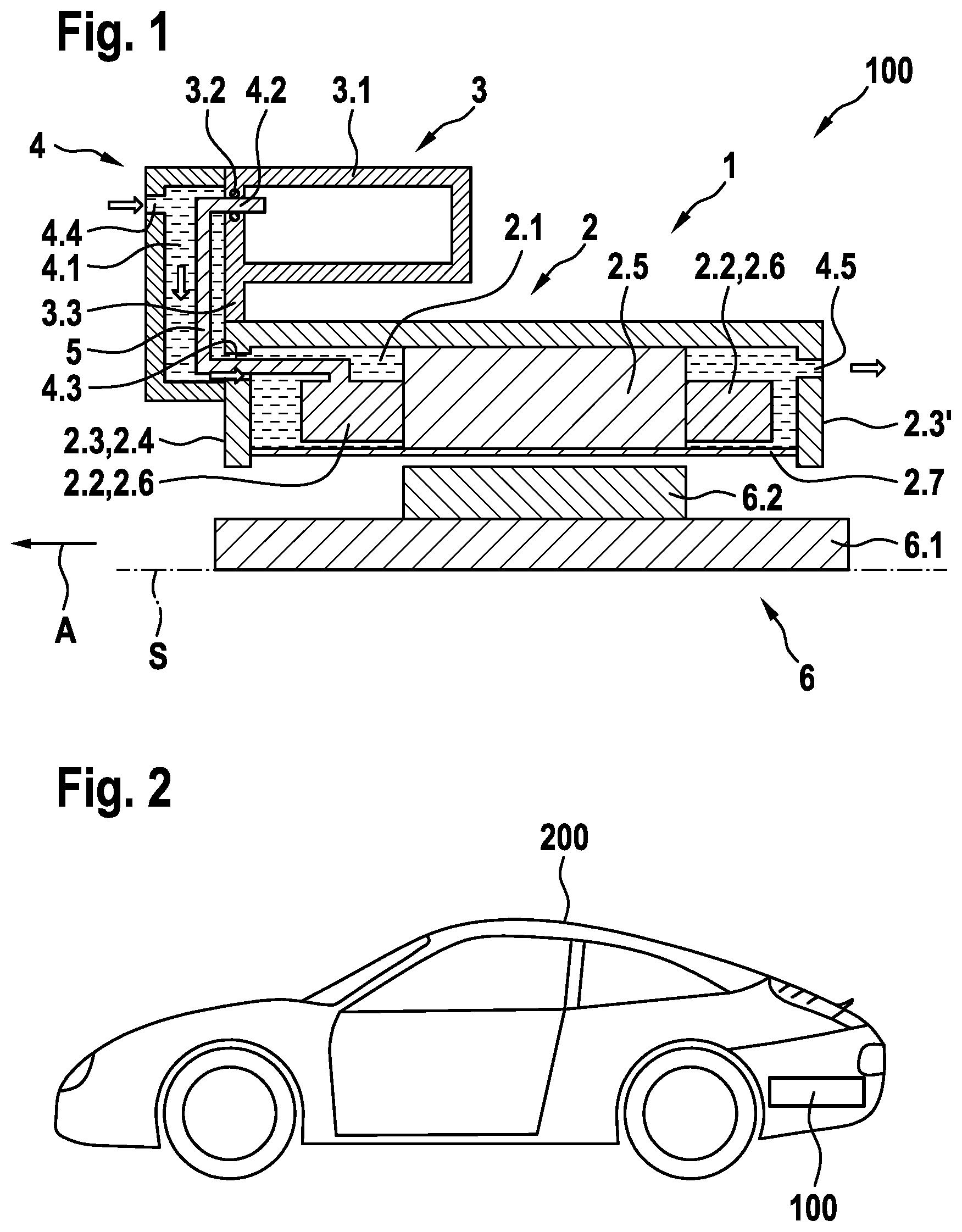 Patent US11784537 Figure 1 – Drive train with an electric machine and an inverter, and motor vehicle