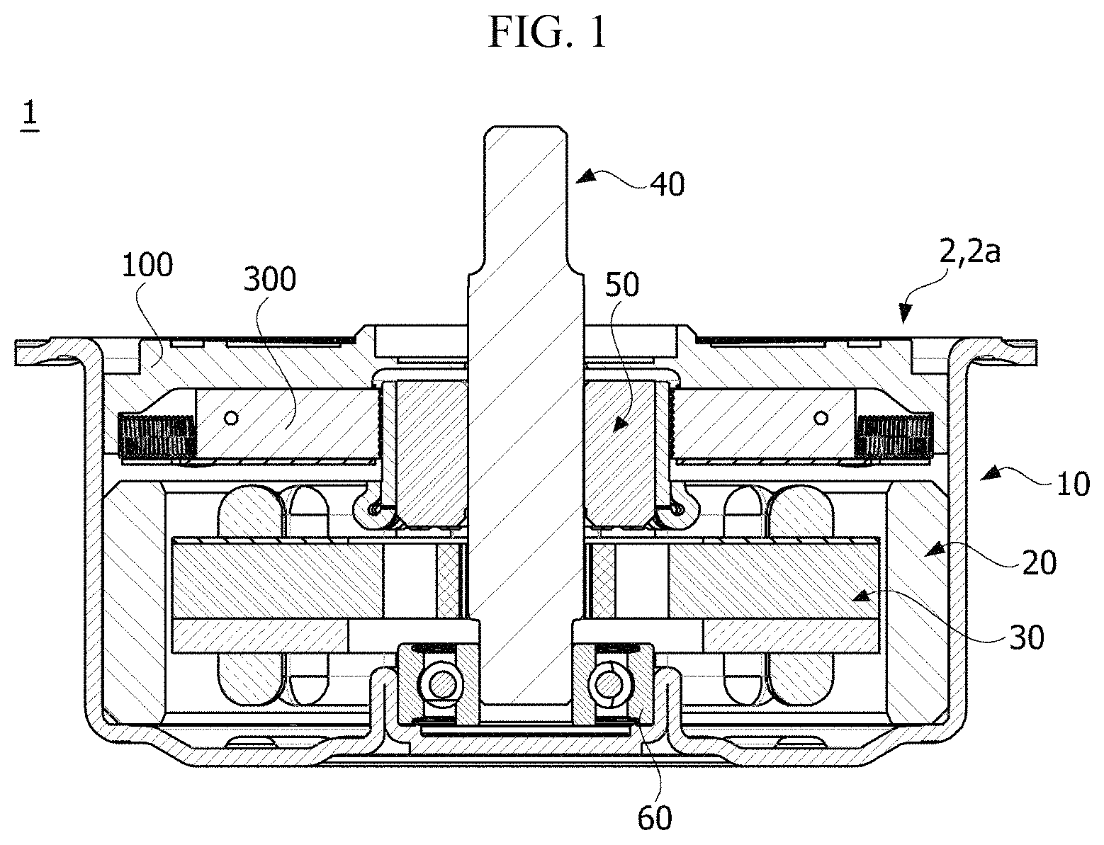 Patent US11784542 — Ground terminal, cover assembly and motor comprising same — Figure 1
