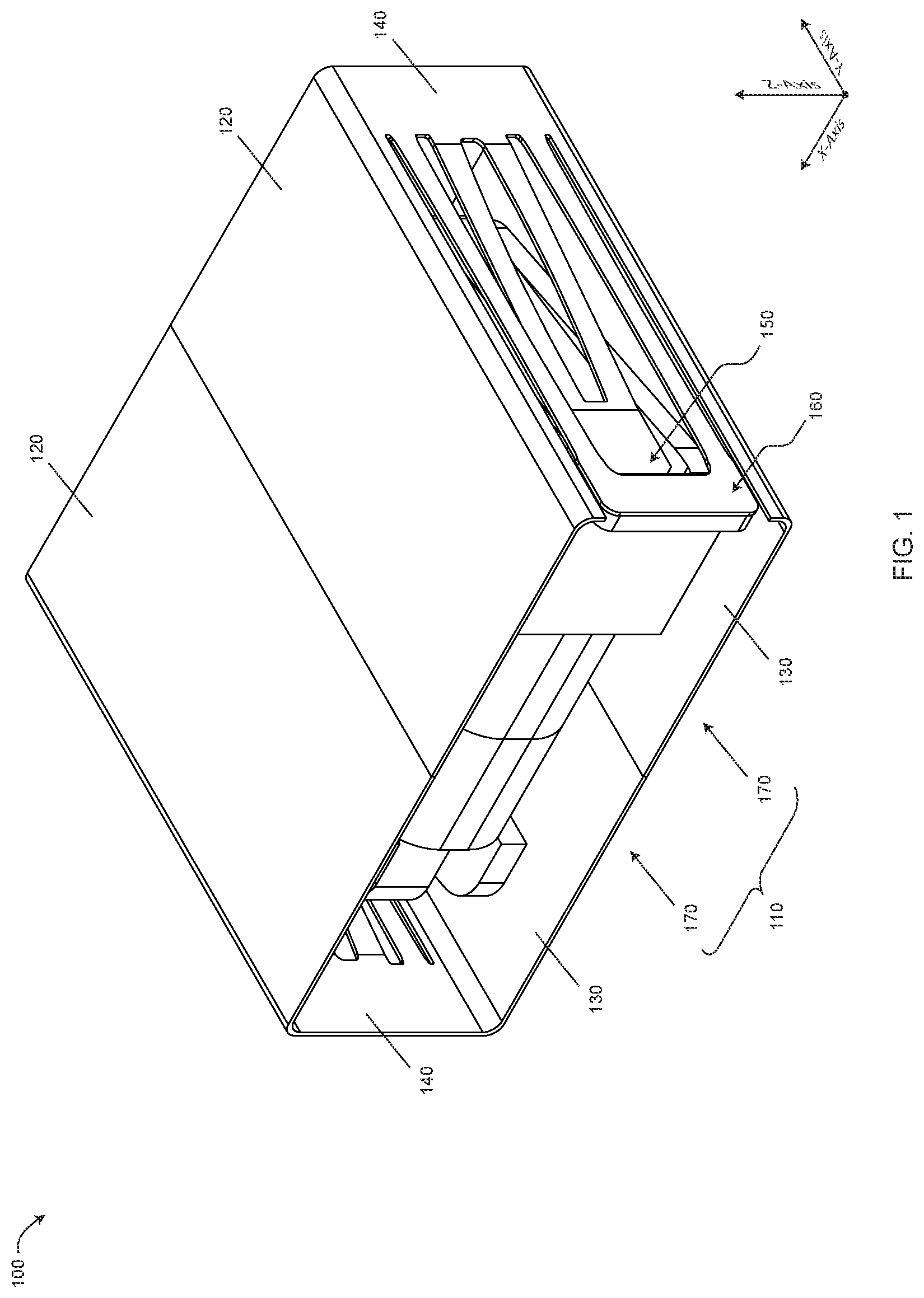 Patent US11784548 Figure 1 – Vibrating actuator with two resonant frequencies and two moving parts