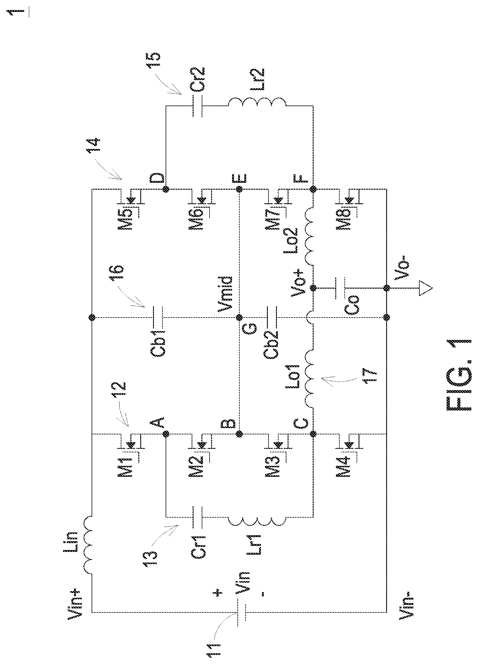 Patent US11784560 — Power conversion circuit — Figure 1