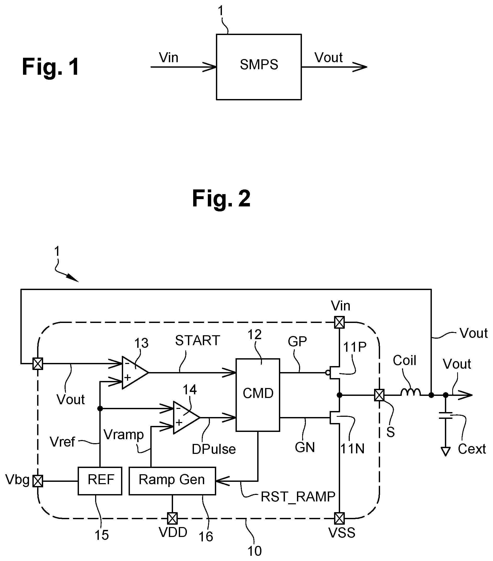 Patent US11784564 Figure 1 – Switched-mode power supply