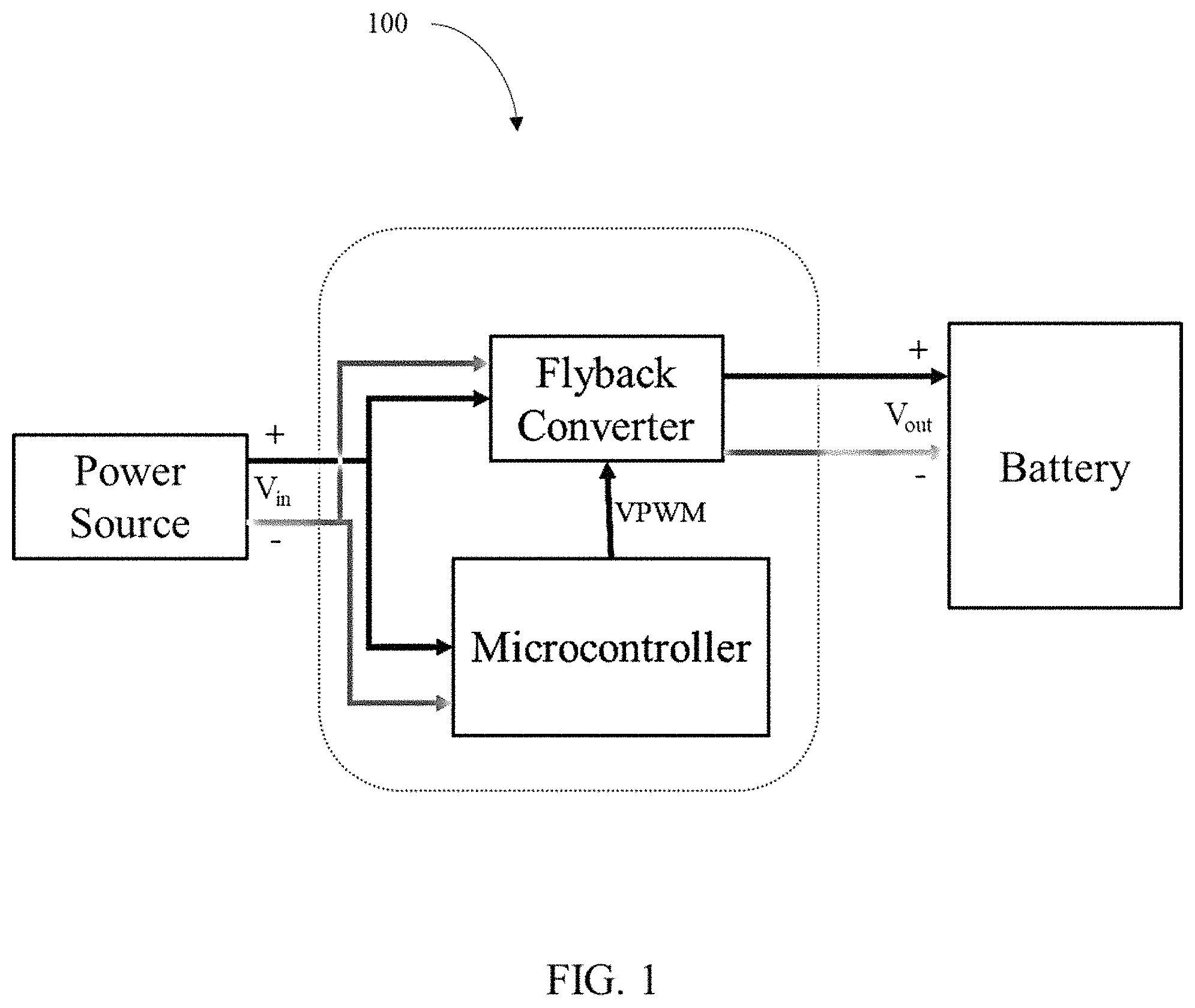 Patent US11784571 — Electrical network with flyback energy harvesting device — Figure 1