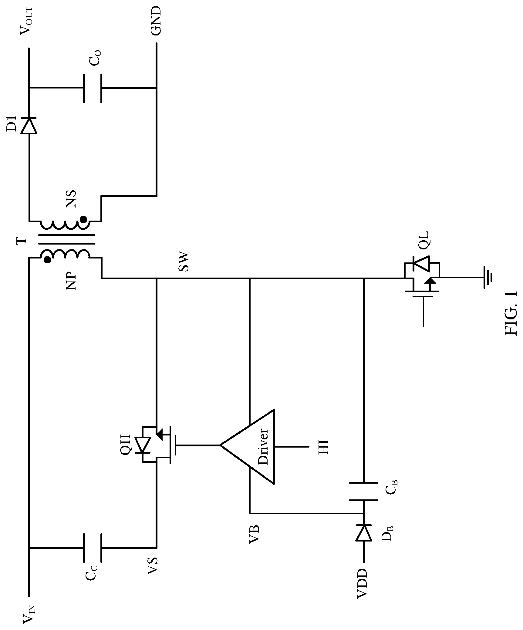 Patent US11784572 — Conversion circuit and adapter — Figure 1