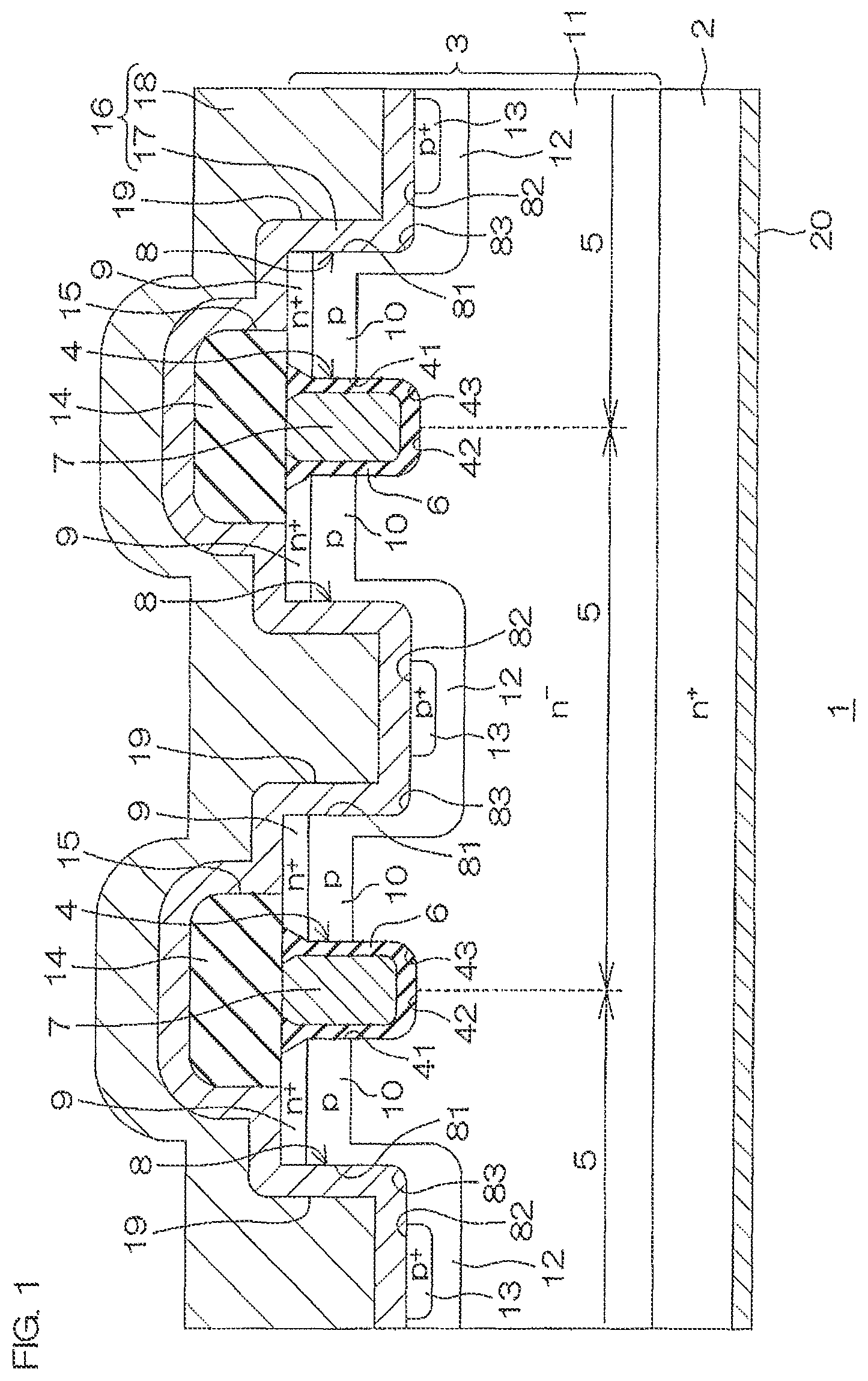 Patent US11784580 — Switching device — Figure 1