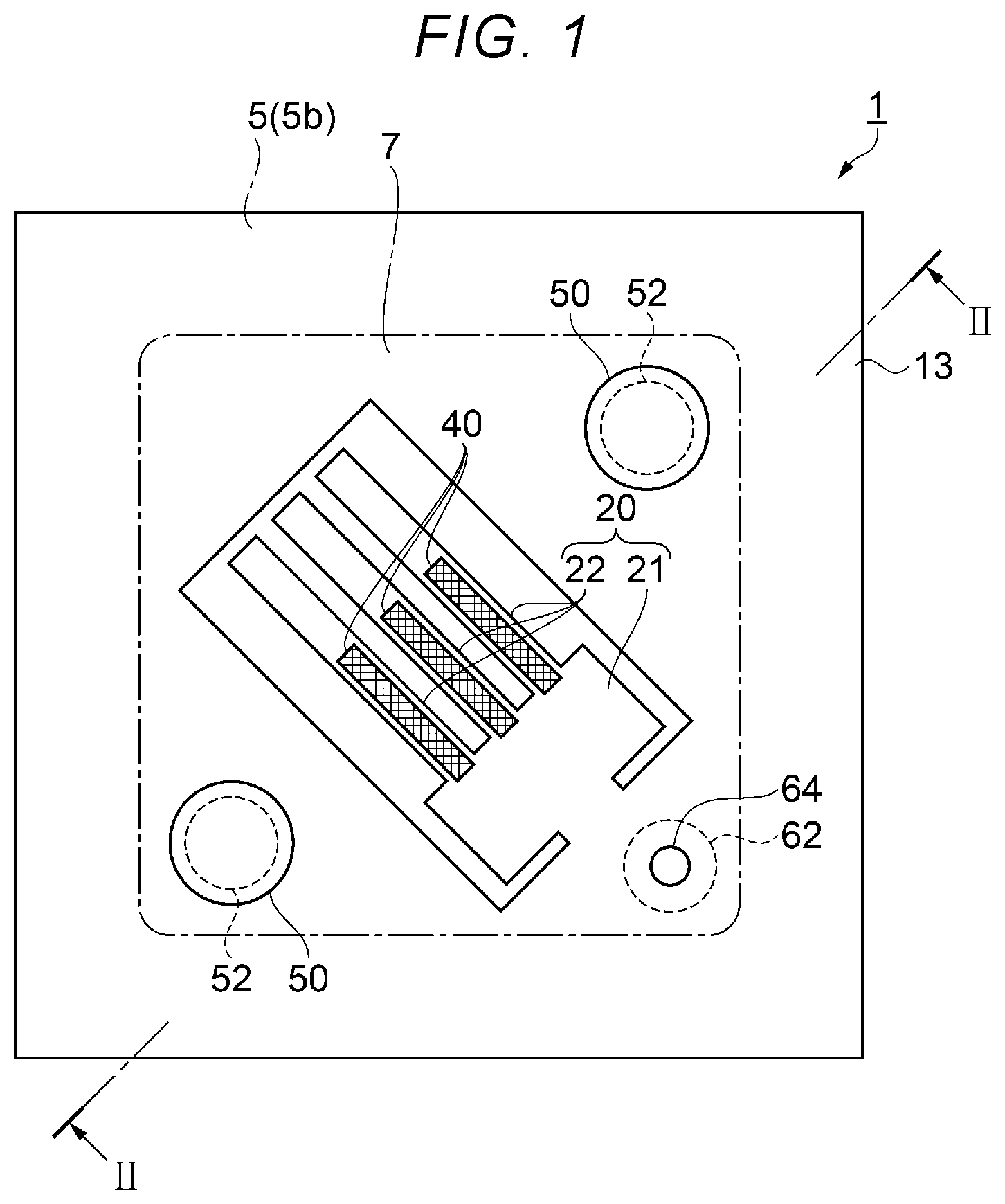 Patent US11784632 — Vibrator device, manufacturing method of vibrator device, electronic device, and vehicle — Figure 1