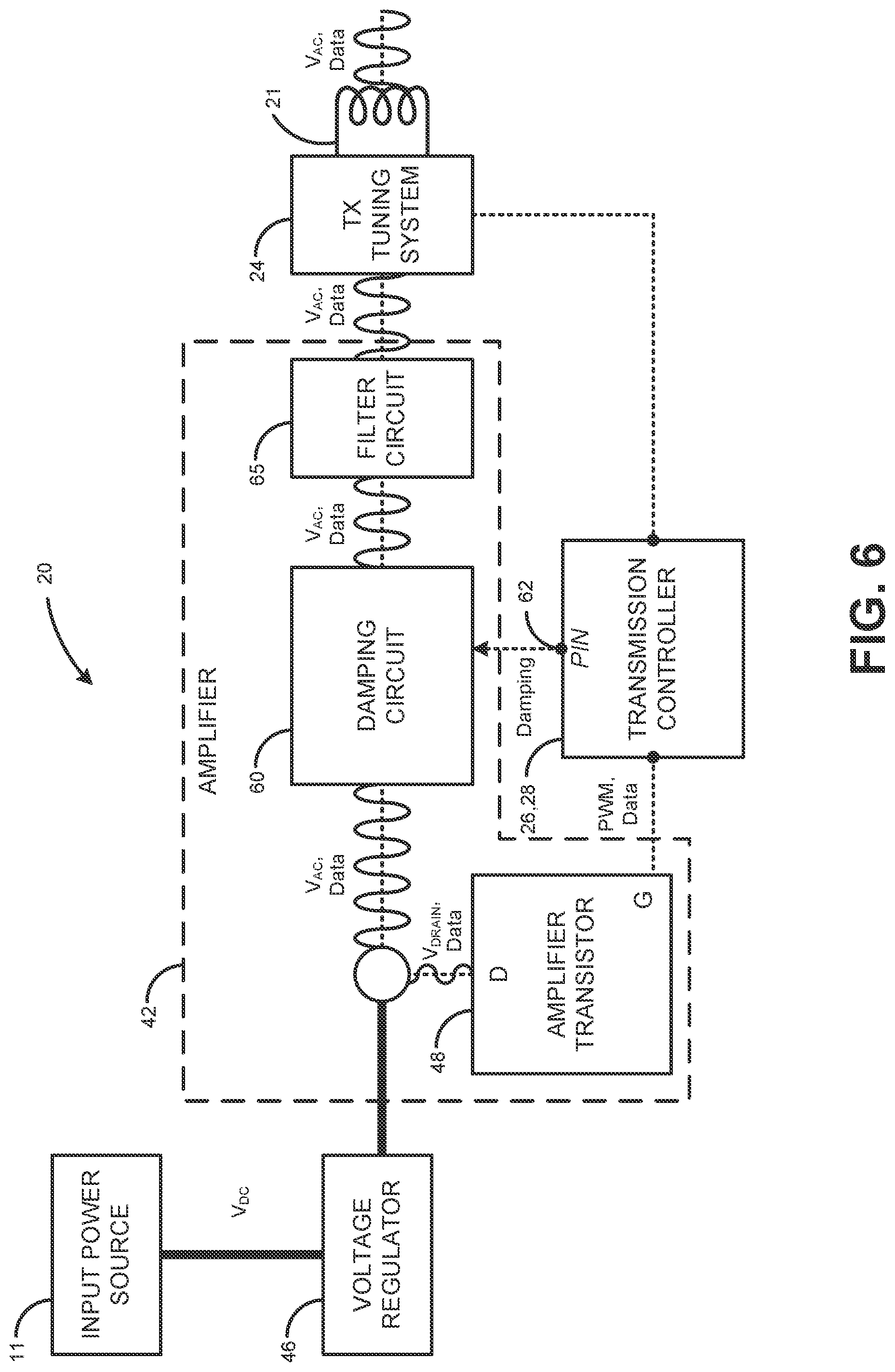 Patent US11784682 Figure 6 – Wireless power transmission systems and methods with selective signal damping at periodic active mode windows
