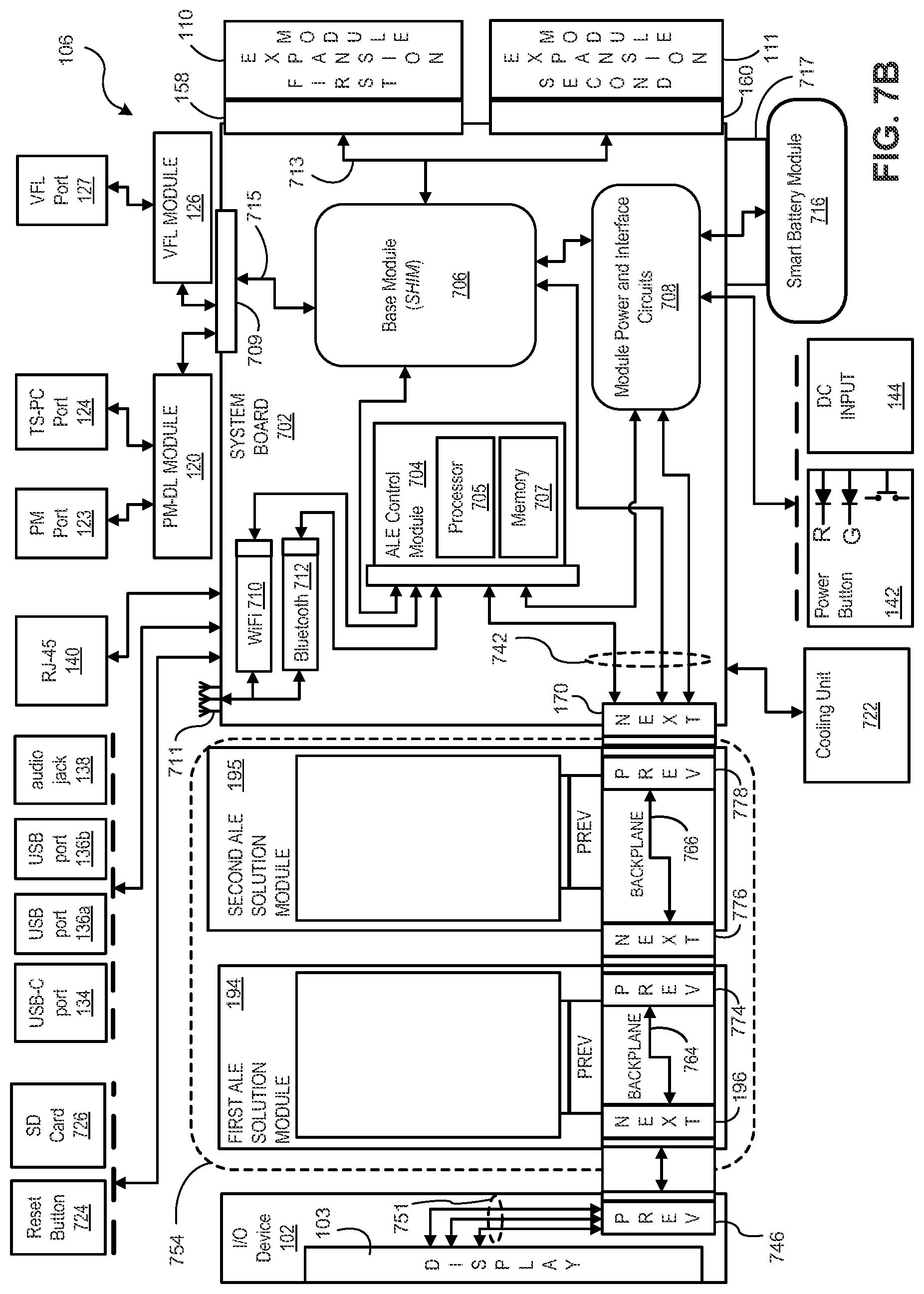 Patent US11784712 Figure 17 – Modular cell site installation, testing, measurement, and maintenance tool