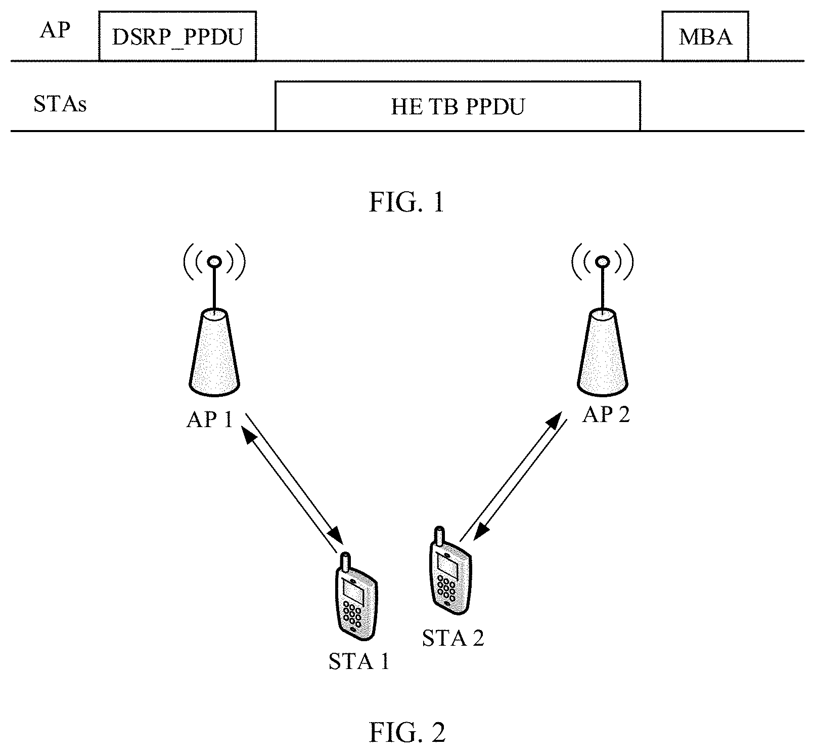 Patent US11784766 Figure 1 – Method and apparatus for spatial reuse based on multi-access point AP coordination