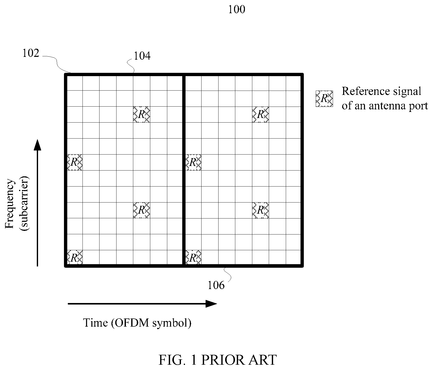 Patent US11784770 — Method and apparatus for sending reference signal, and method and apparatus for obtaining reference signal — Figure 1