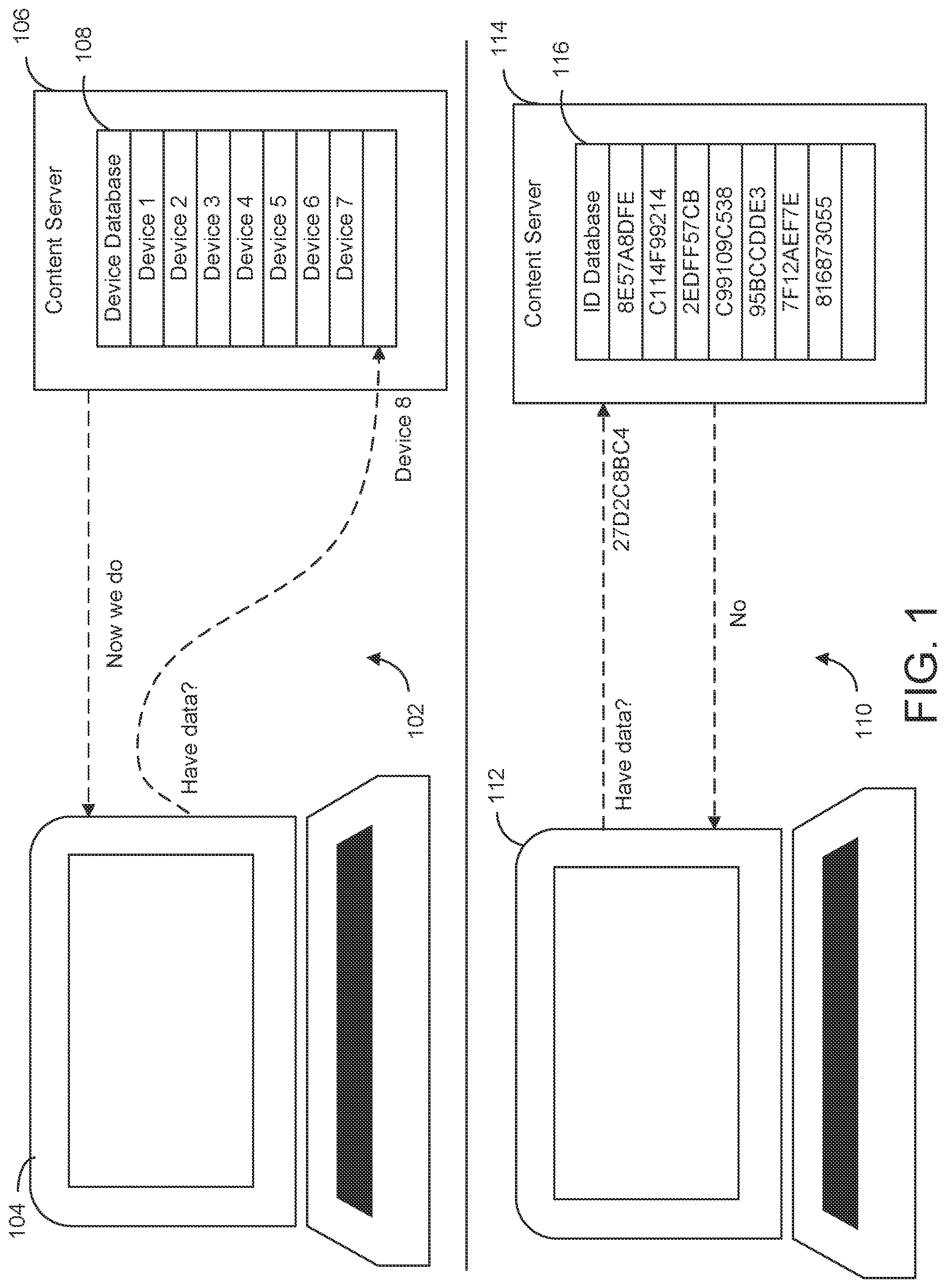 Patent US11784817 — Systems and methods for secure identification retrieval — Figure 1