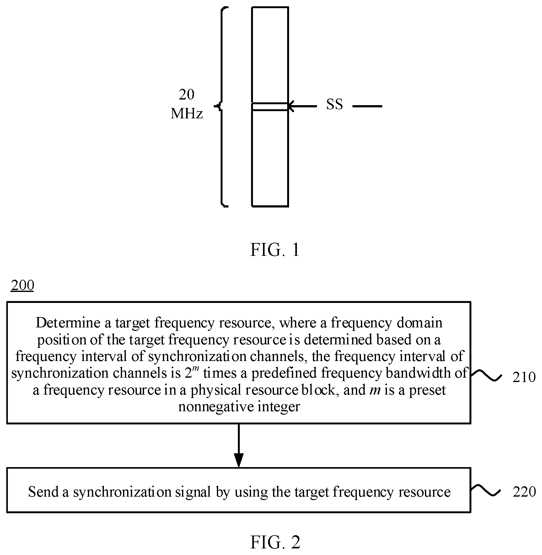 Patent US11784866 — Synchronization signal sending method and receiving method, and apparatus — Figure 1