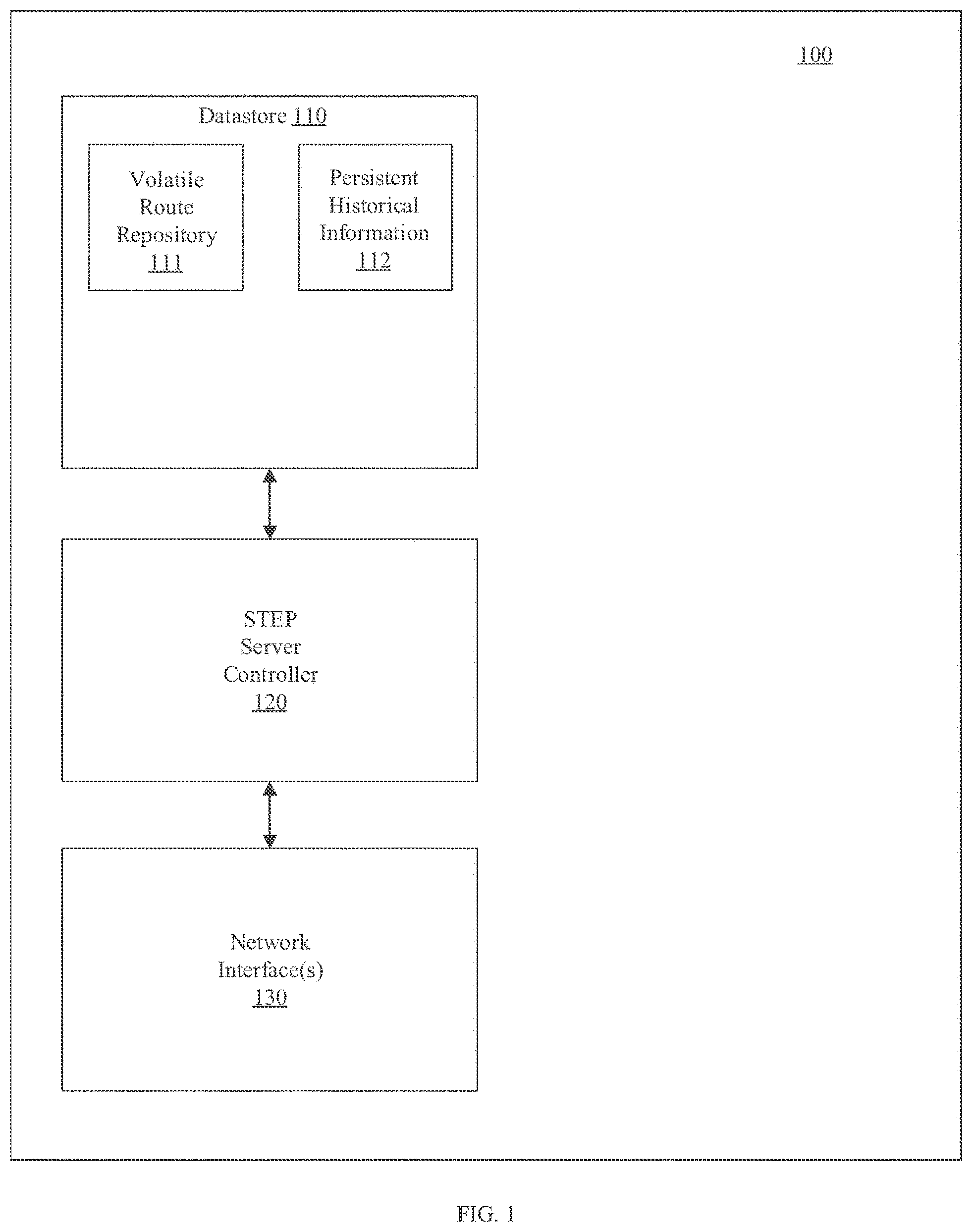 Patent US11784907 — Routing using segment-based metrics — Figure 1