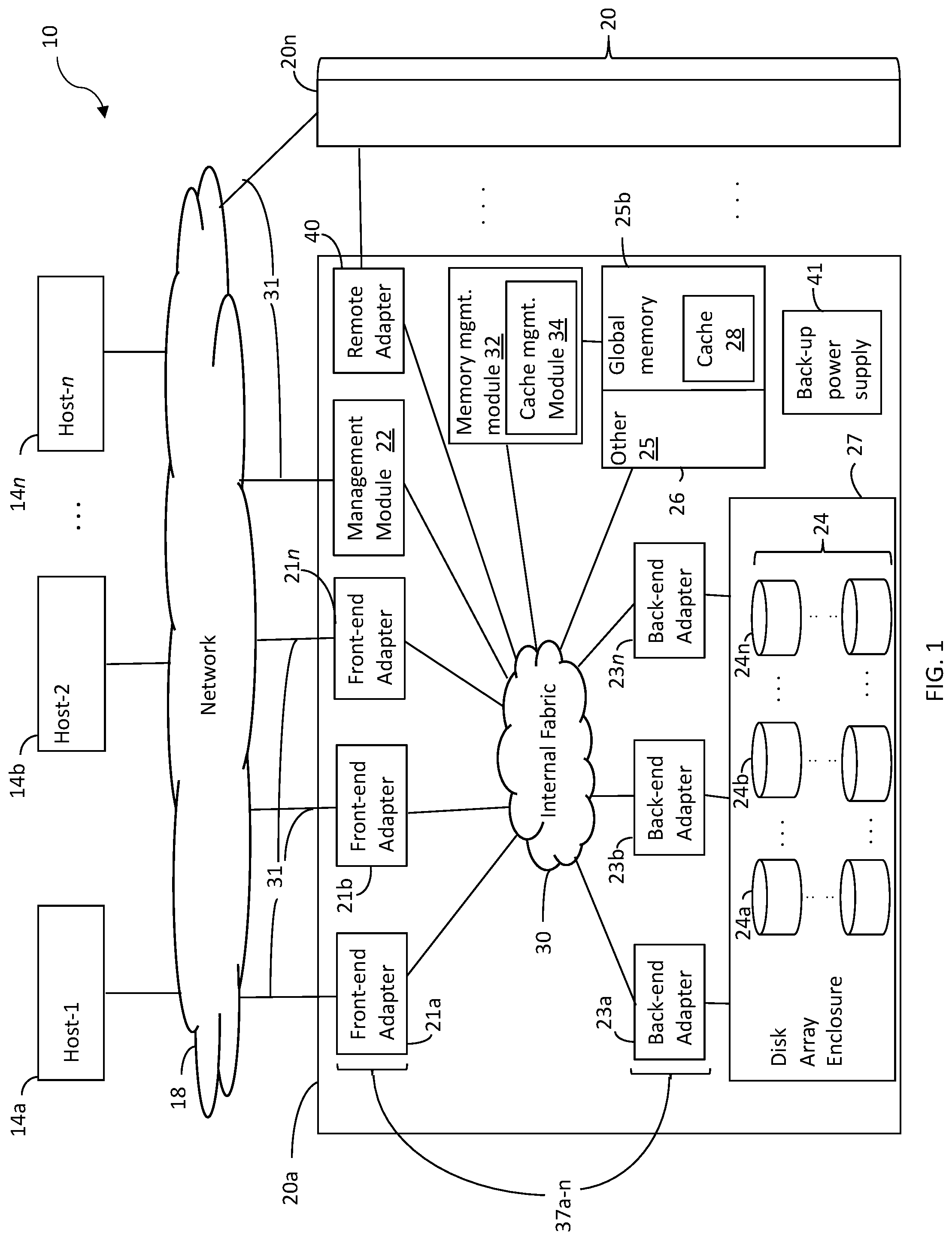 Patent US11784916 — Intelligent control plane communication — Figure 1
