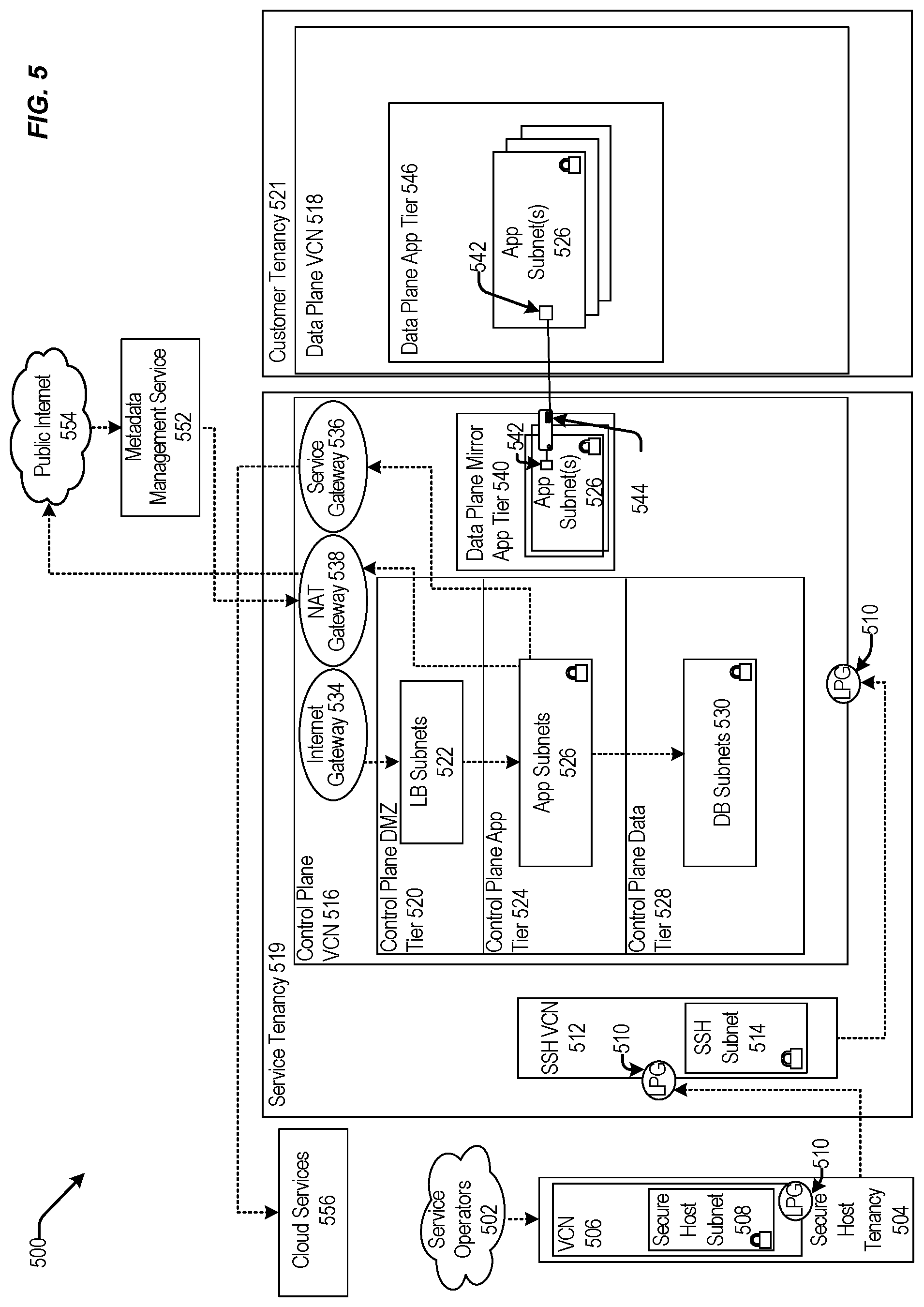 Patent US11784959 Figure 5 – Message transfer agent architecture for email delivery systems