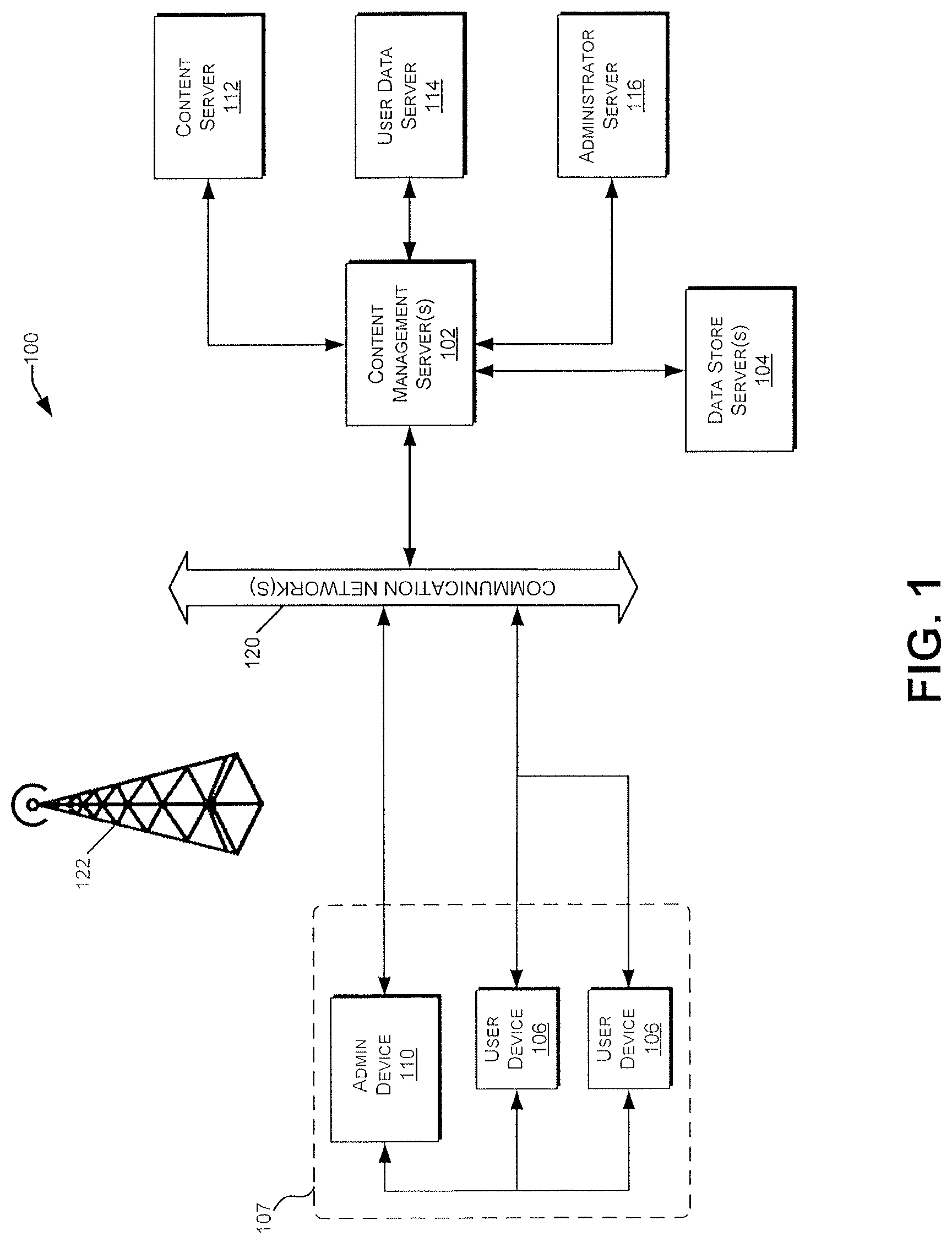 Patent US11785094 — Secure content delivery computer system — Figure 1