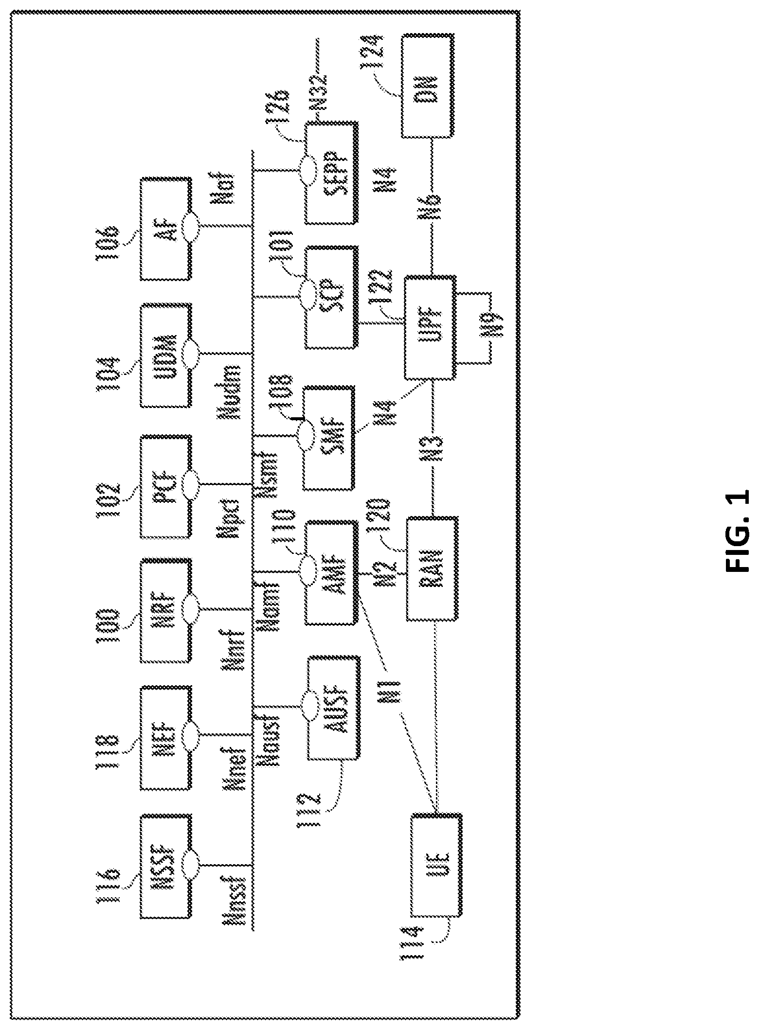 Patent US11785102 — Methods, systems, and computer readable media for application programming interface (API) related groupings involving common application programming interface framework — Figure 1