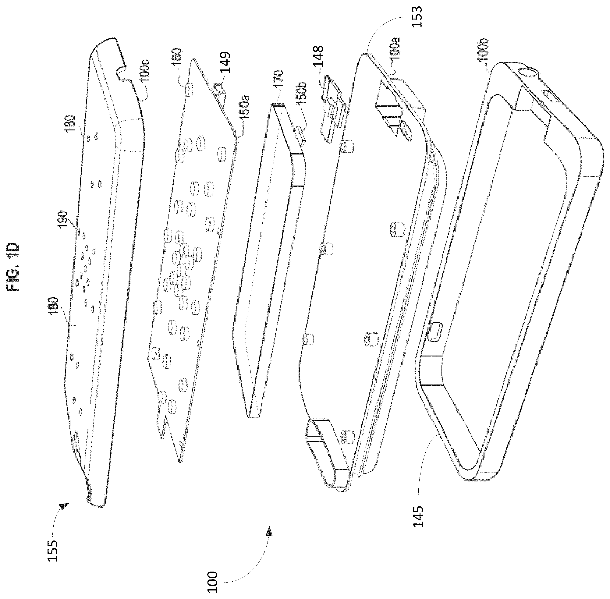 Patent US11785123 Figure 4 – Mobile device cover for use with a host mobile device