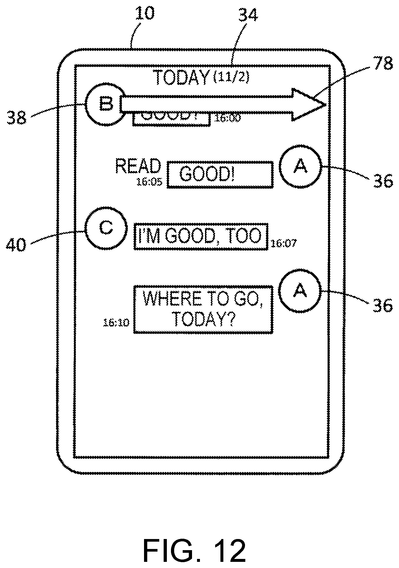 Patent US11785132 Figure 11 – Information processing apparatus and non-transitory computer readable medium for processing information
