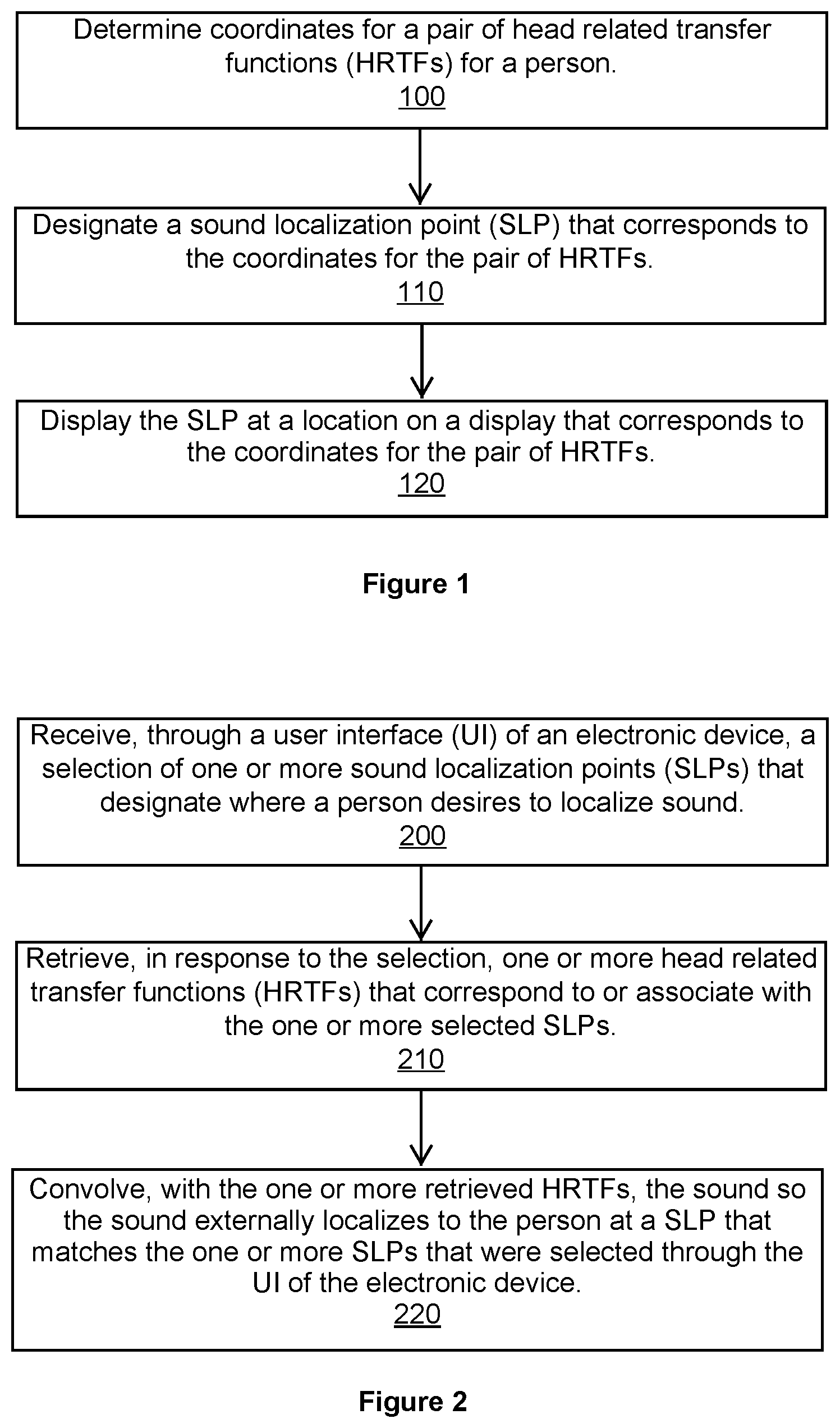 Patent US11785134 Figure 1 – User interface that controls where sound will localize