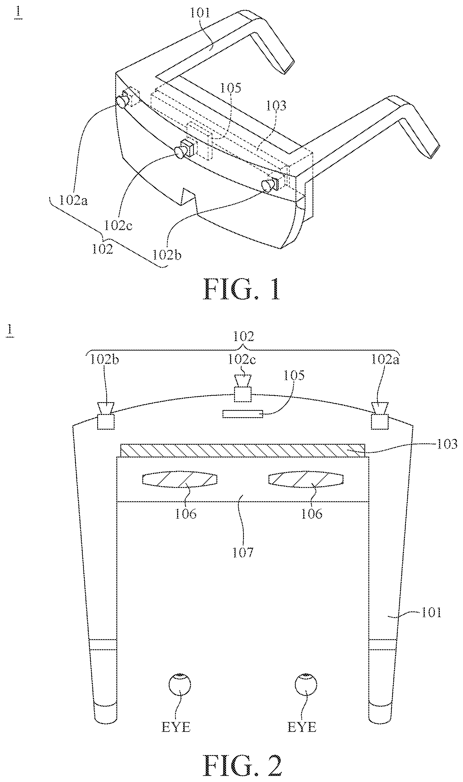 Patent US11785198 — Head-mounted device — Figure 1
