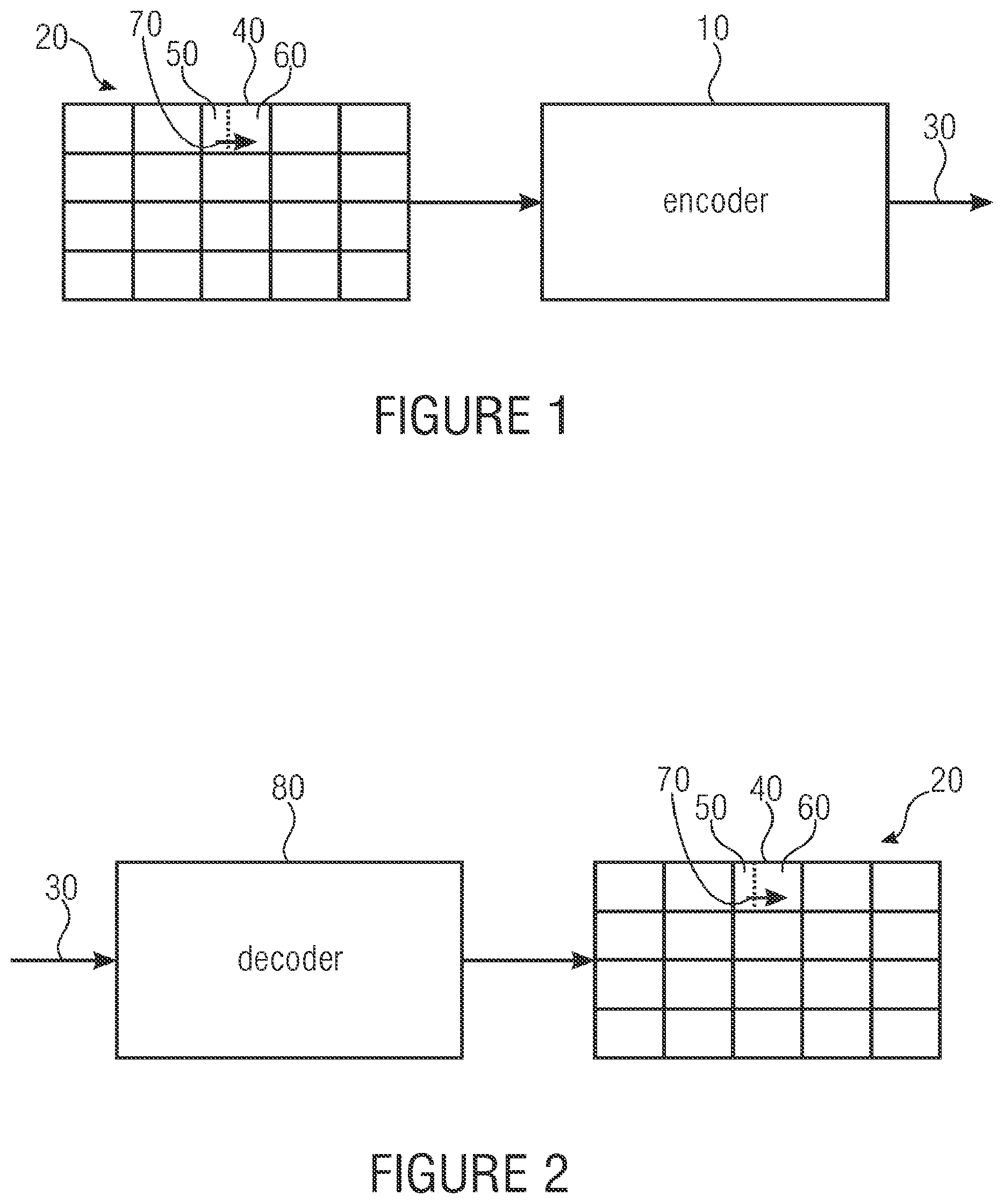 Patent US11785229 — Picture coding supporting block partitioning and block merging — Figure 1