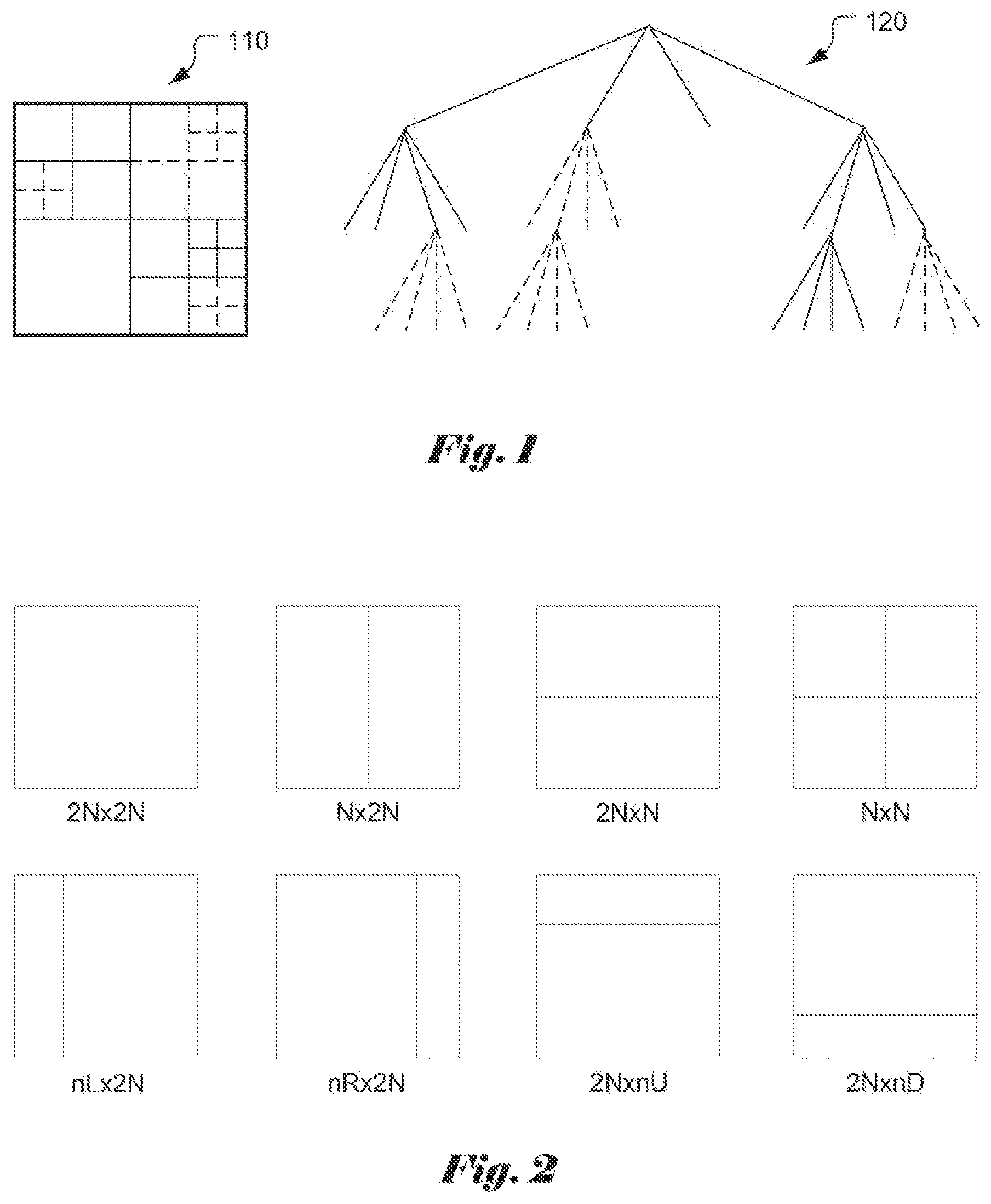 Patent US11785258 — Methods and apparatus for signaling coding unit partitioning of video data — Figure 1