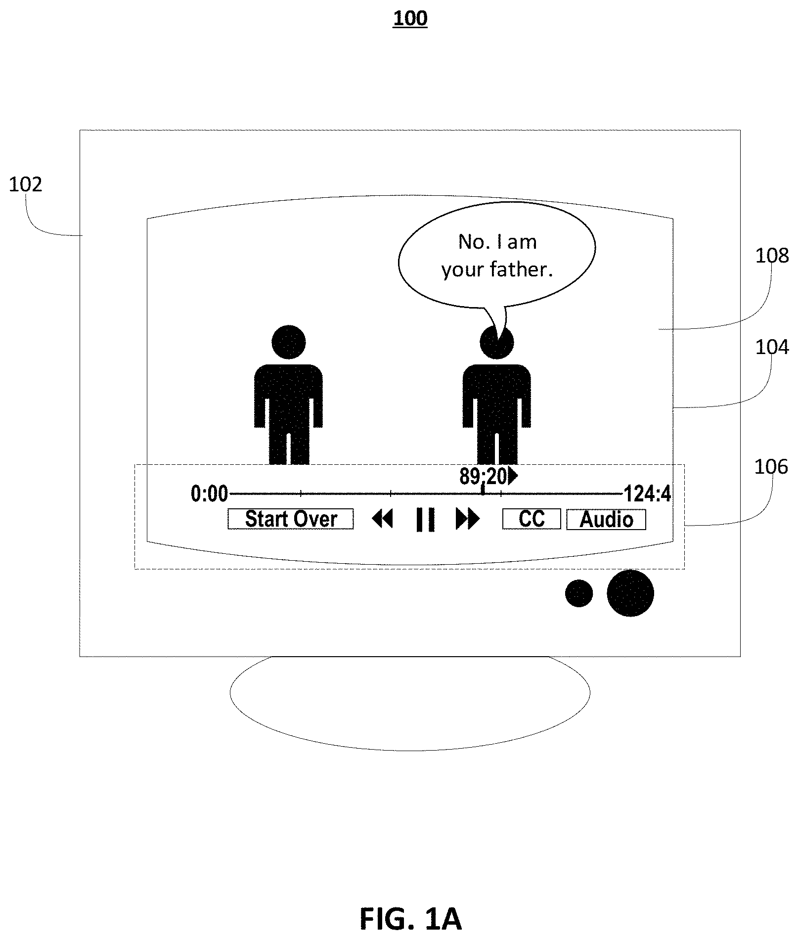 Patent US11785314 — Systems and methods to enhance segment during trick play — Figure 1