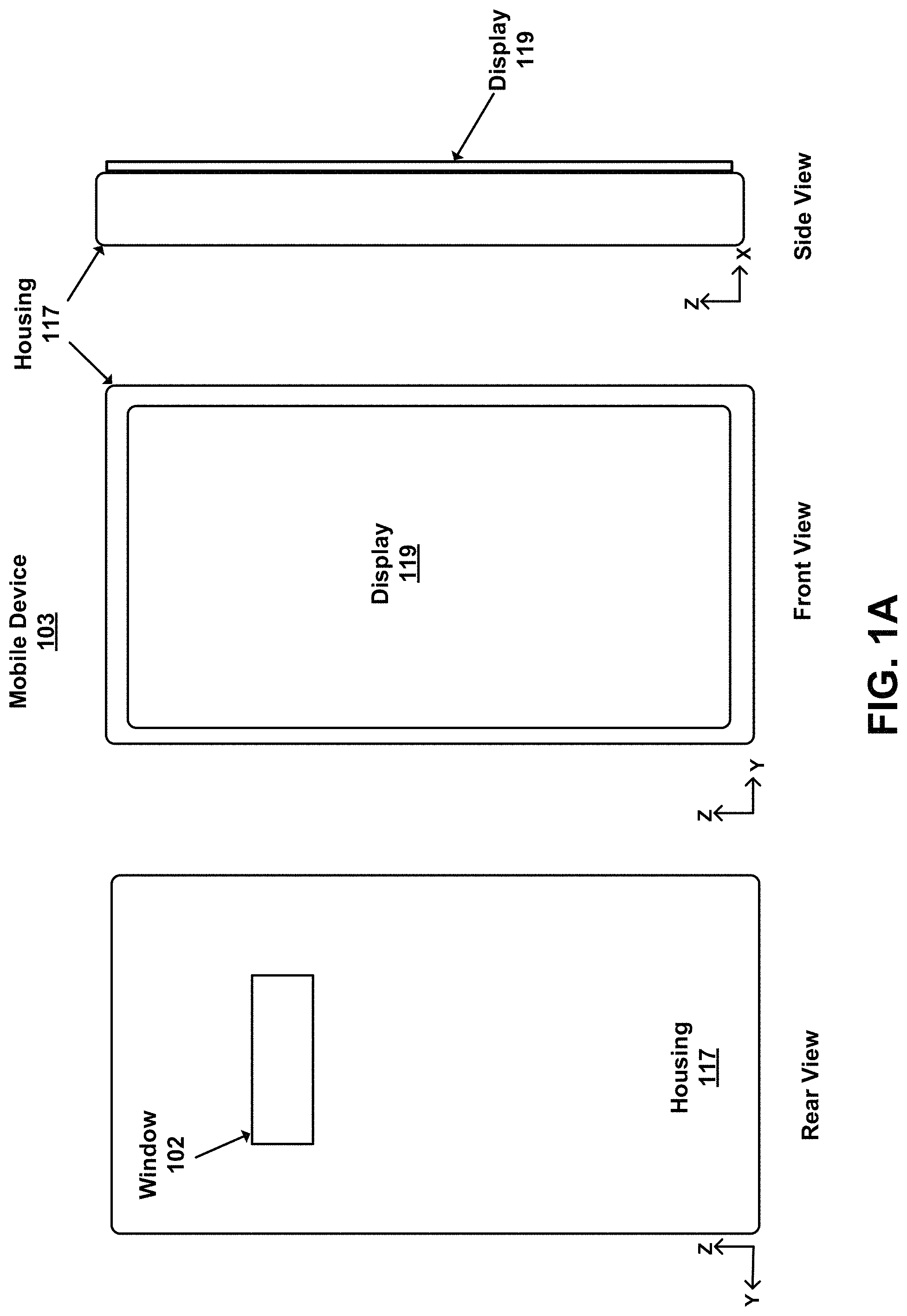 Patent US11785322 — Forming combined image by imaging system with rotatable reflector — Figure 1