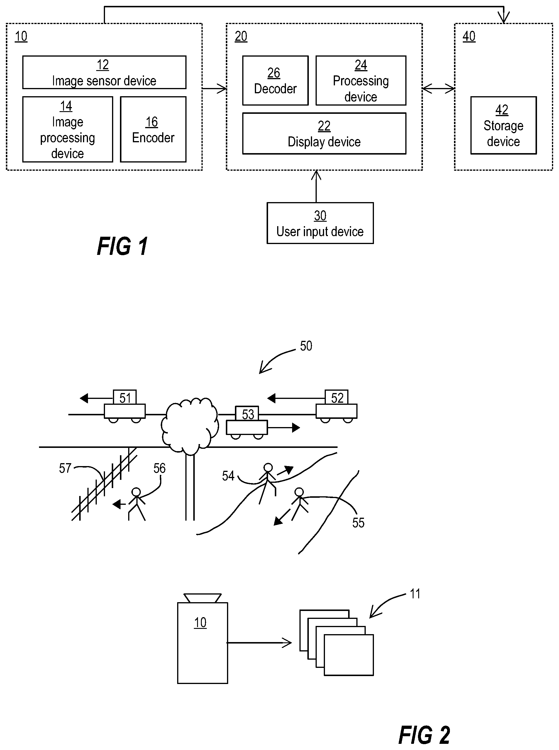 Patent US11785342 — Method of activating an object-specific action — Figure 1