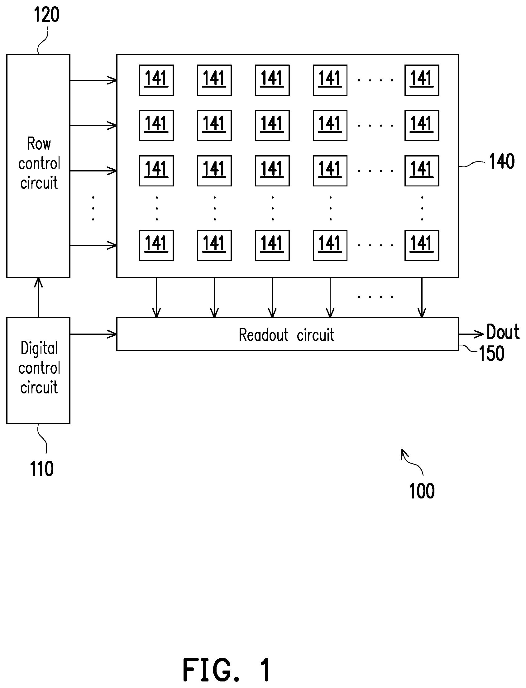 Patent US11785353 — Image sensor chip and sensing method thereof — Figure 1