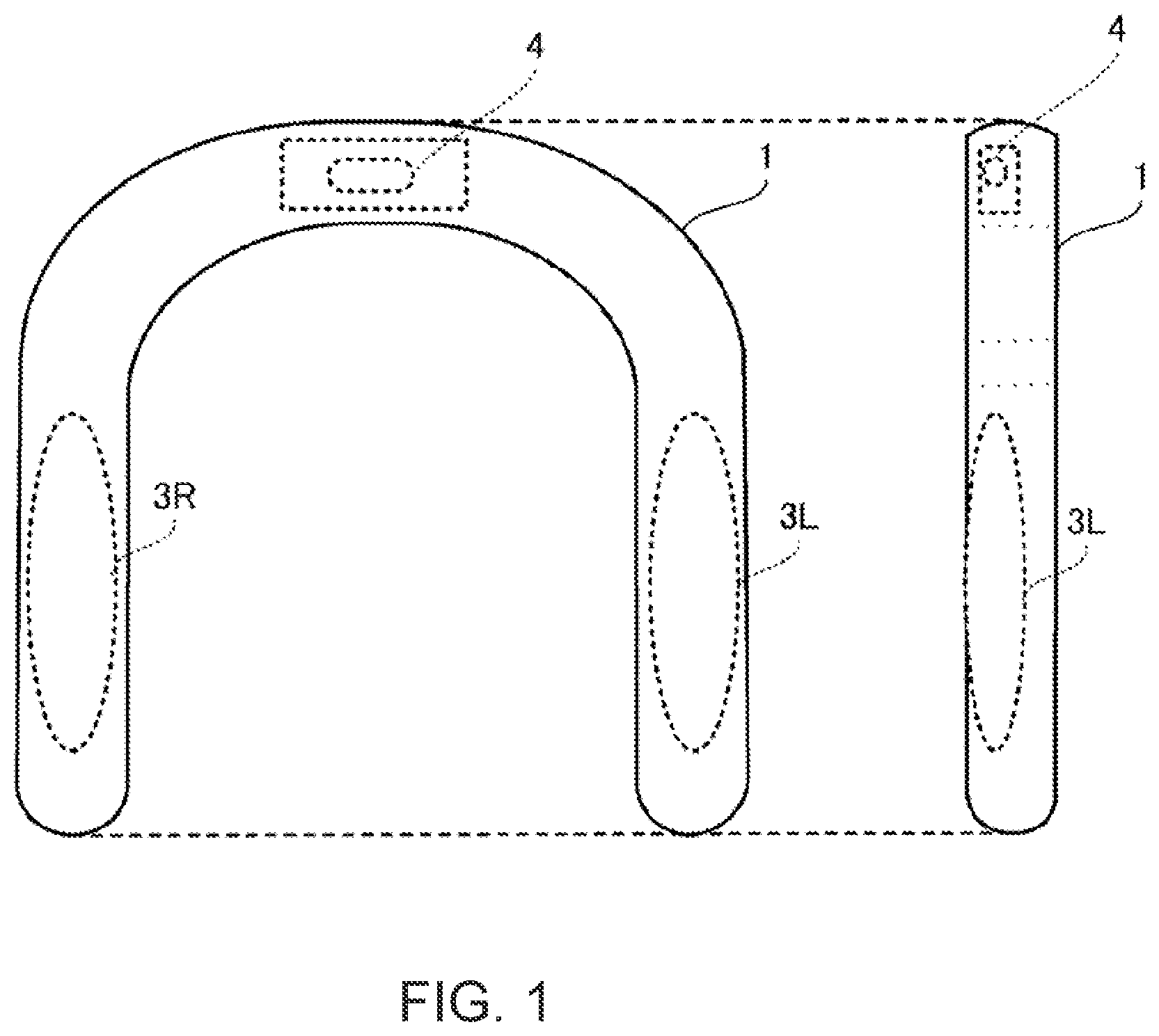 Patent US11785385 — Shoulder-mounted speaker, sound image localization method, and non-transitory computer-readable medium — Figure 1