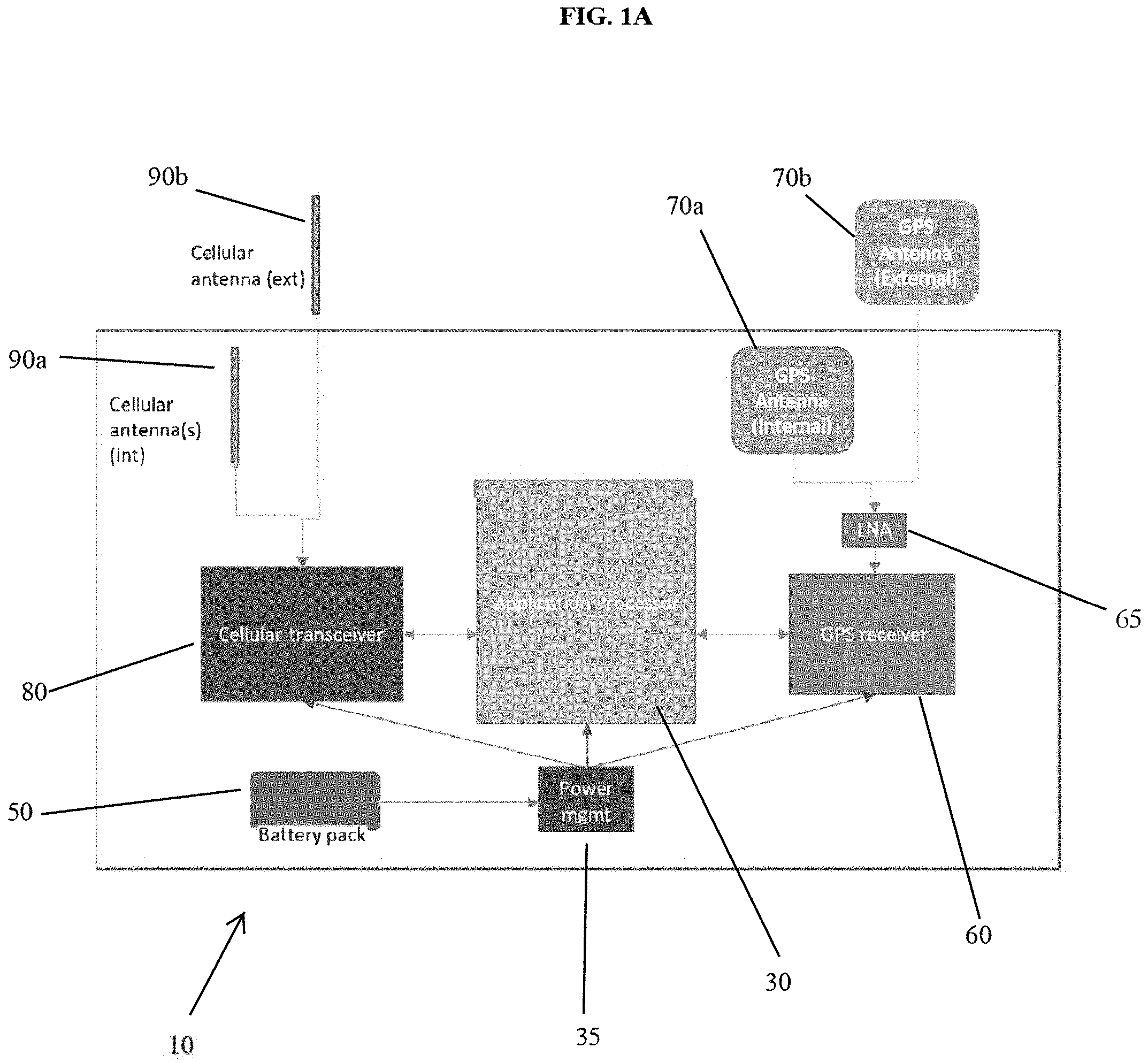 Patent US11785424 — System and method for asset tracking for waste and recycling containers — Figure 1