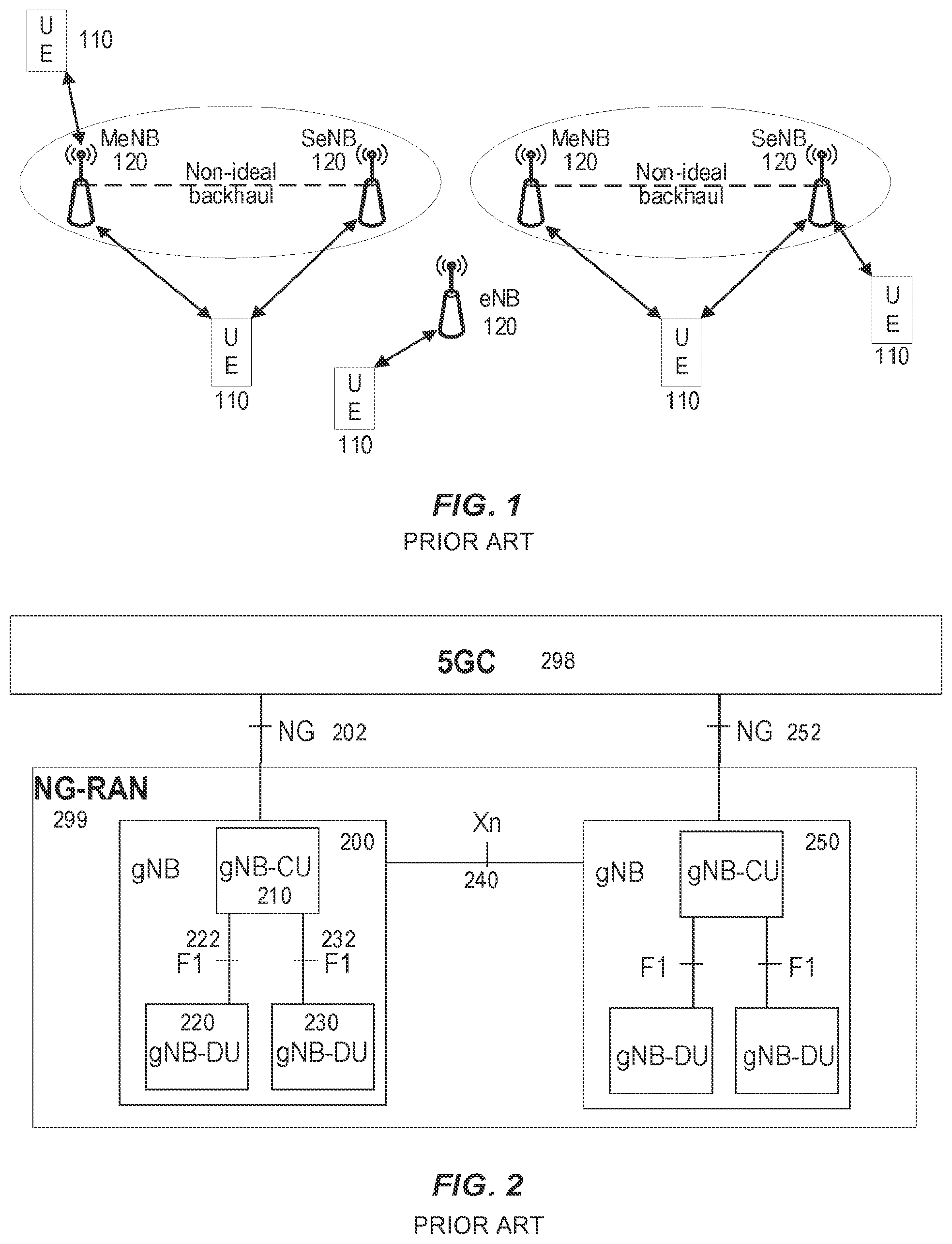 Patent US11785511 — Inter-RAT (radio access technology) re-establishment enhancements in multi-RAT dual connectivity (MR-DC) — Figure 1