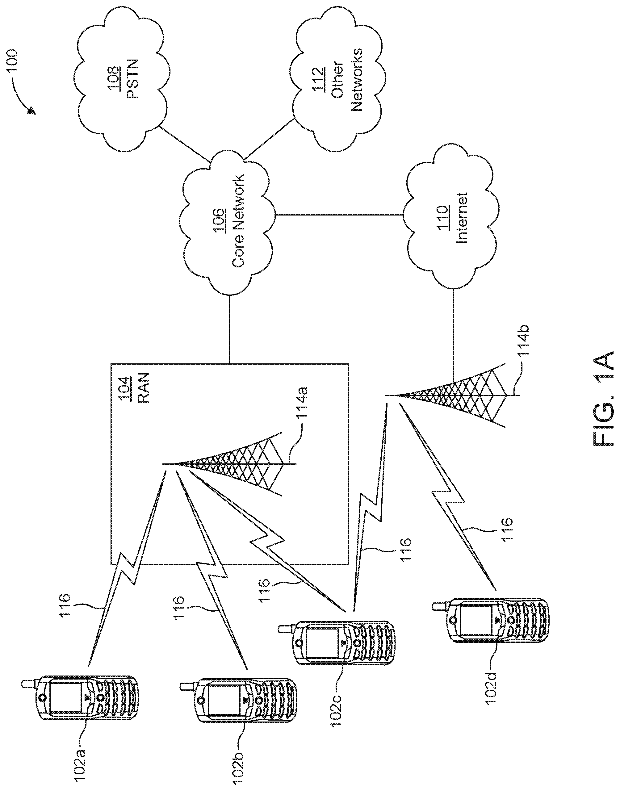 Patent US11785550 — Method for efficient rediscovery and medium access for wake-up radios — Figure 1