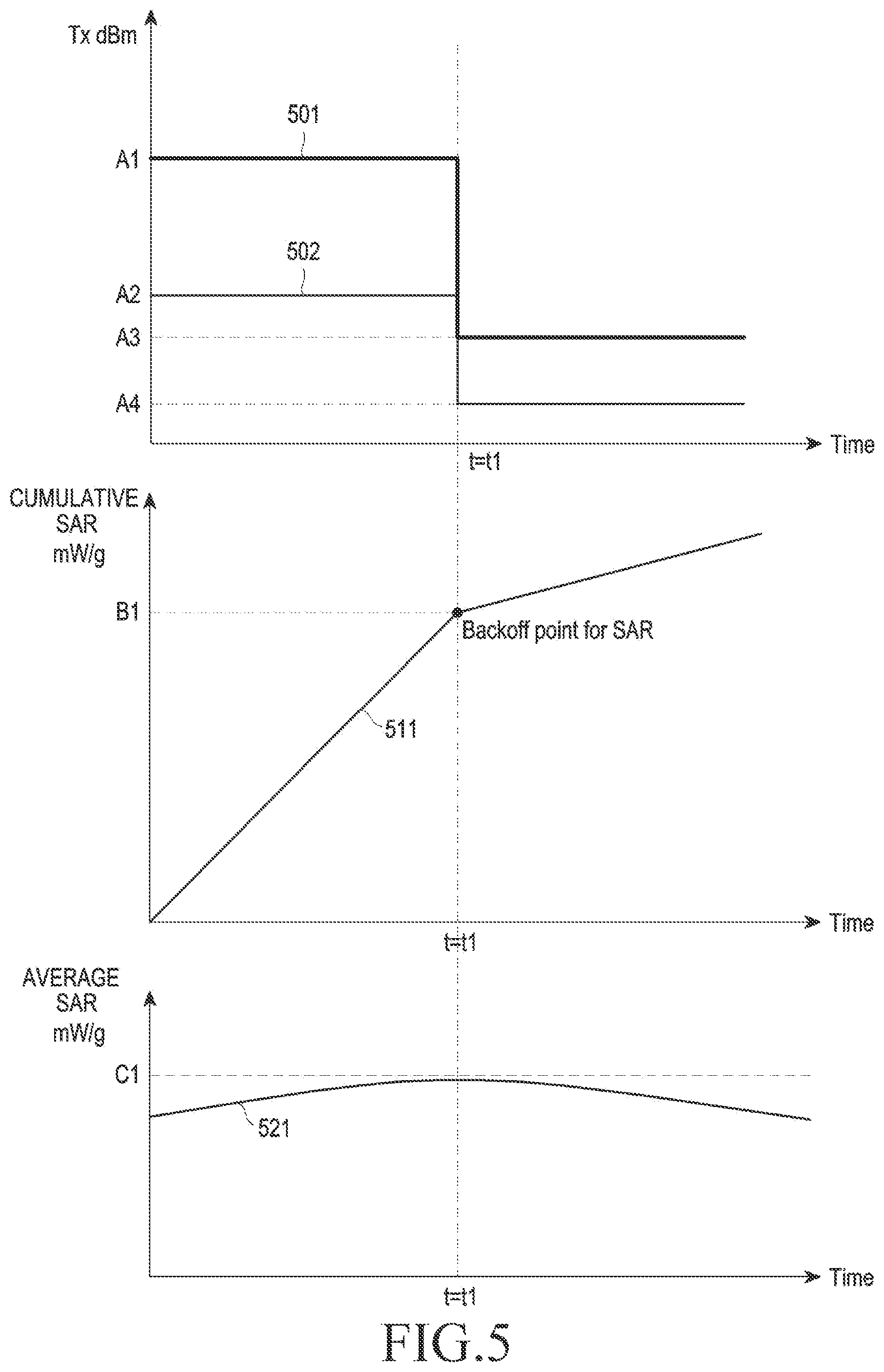 Patent US11785556 Figure 6 – Electronic device for adjusting transmission power based on SAR and method for operating same