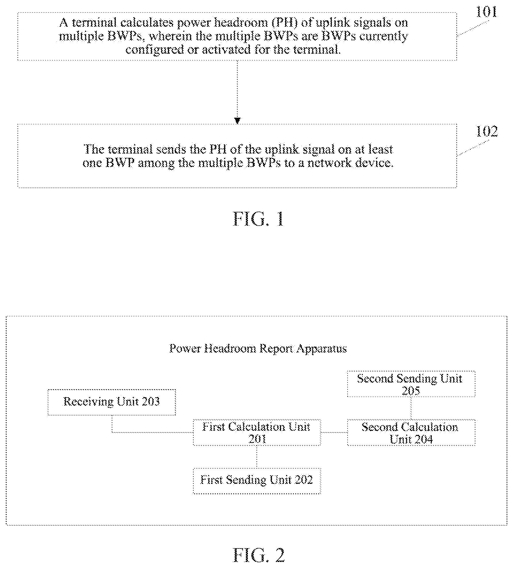 Patent US11785558 Figure 1 – Power headroom report method and apparatus, and computer storage medium