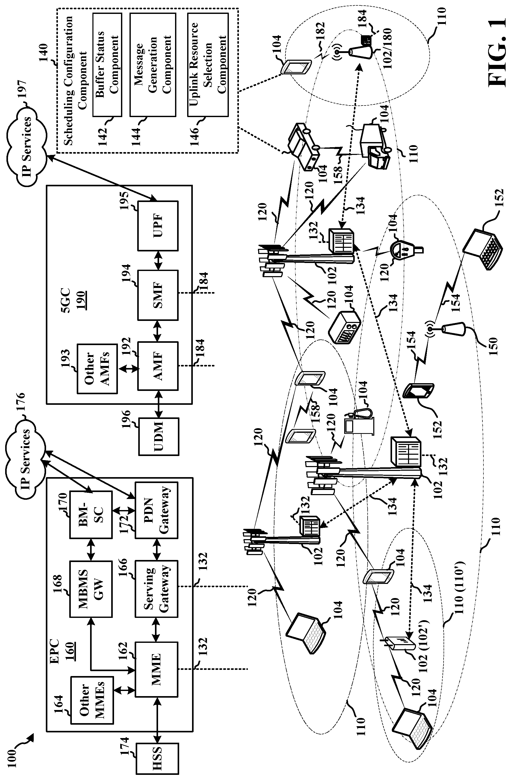 Patent US11785609 — Techniques for indicating lack of data for transmission — Figure 1