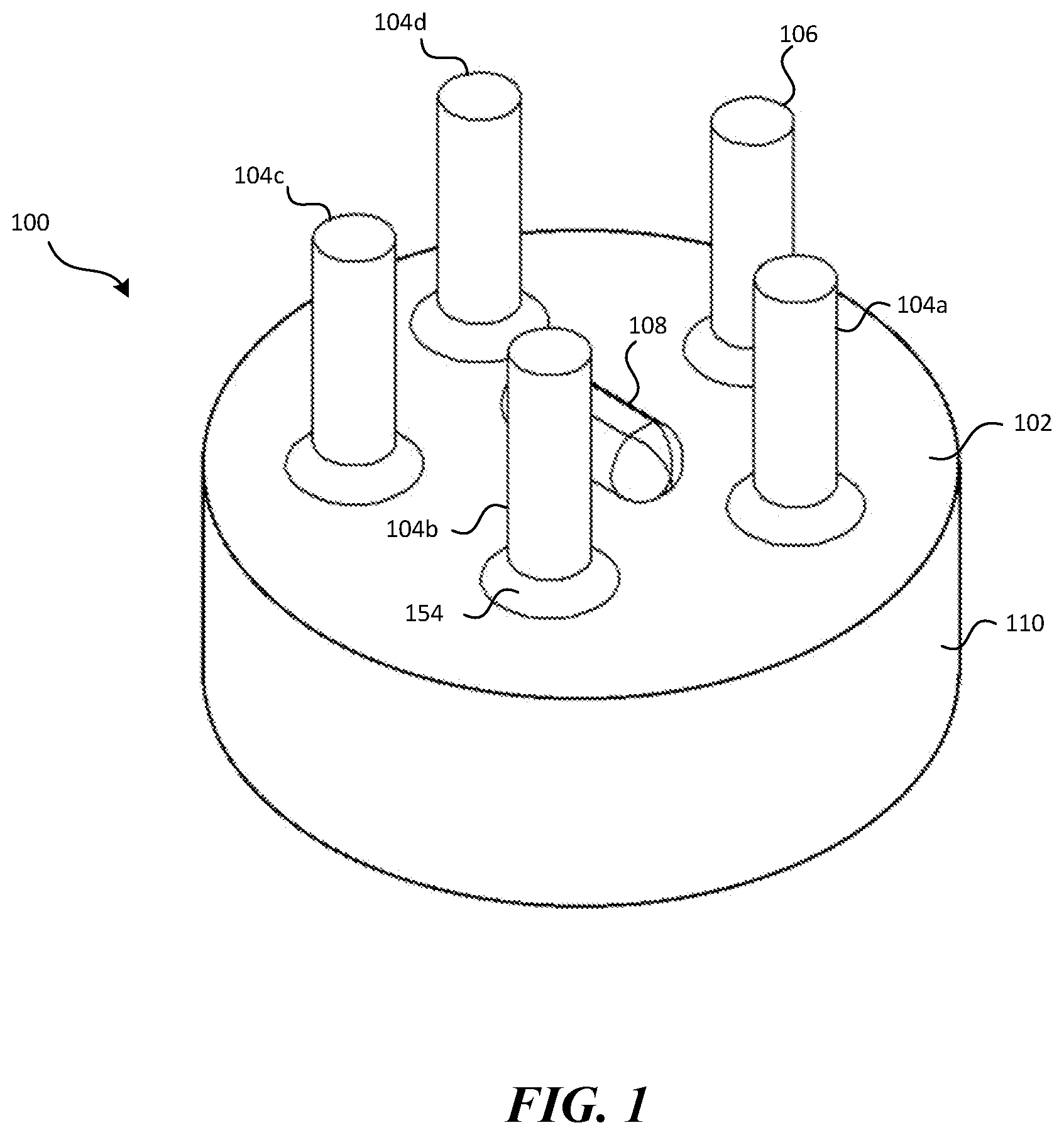 Patent US11785674 Figure 1 – Multiple pillar liquid heater