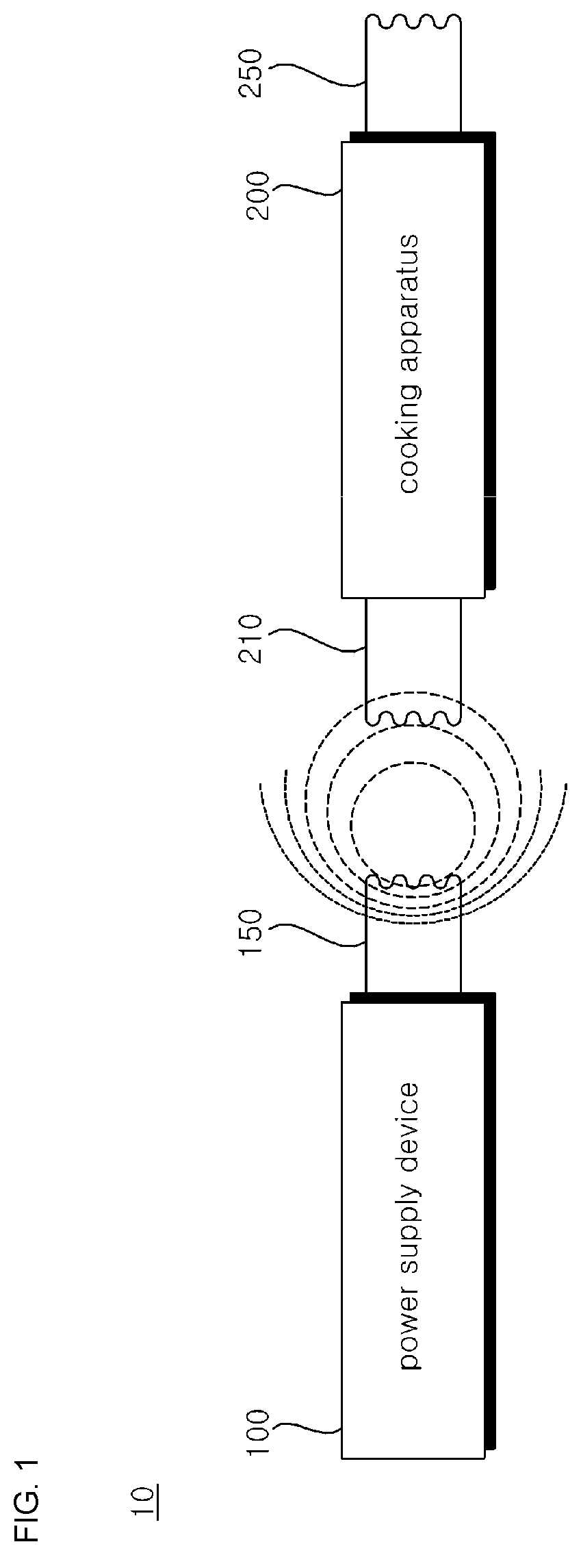 Patent US11785676 Figure 1 – Cooking apparatus and cooking system including the same