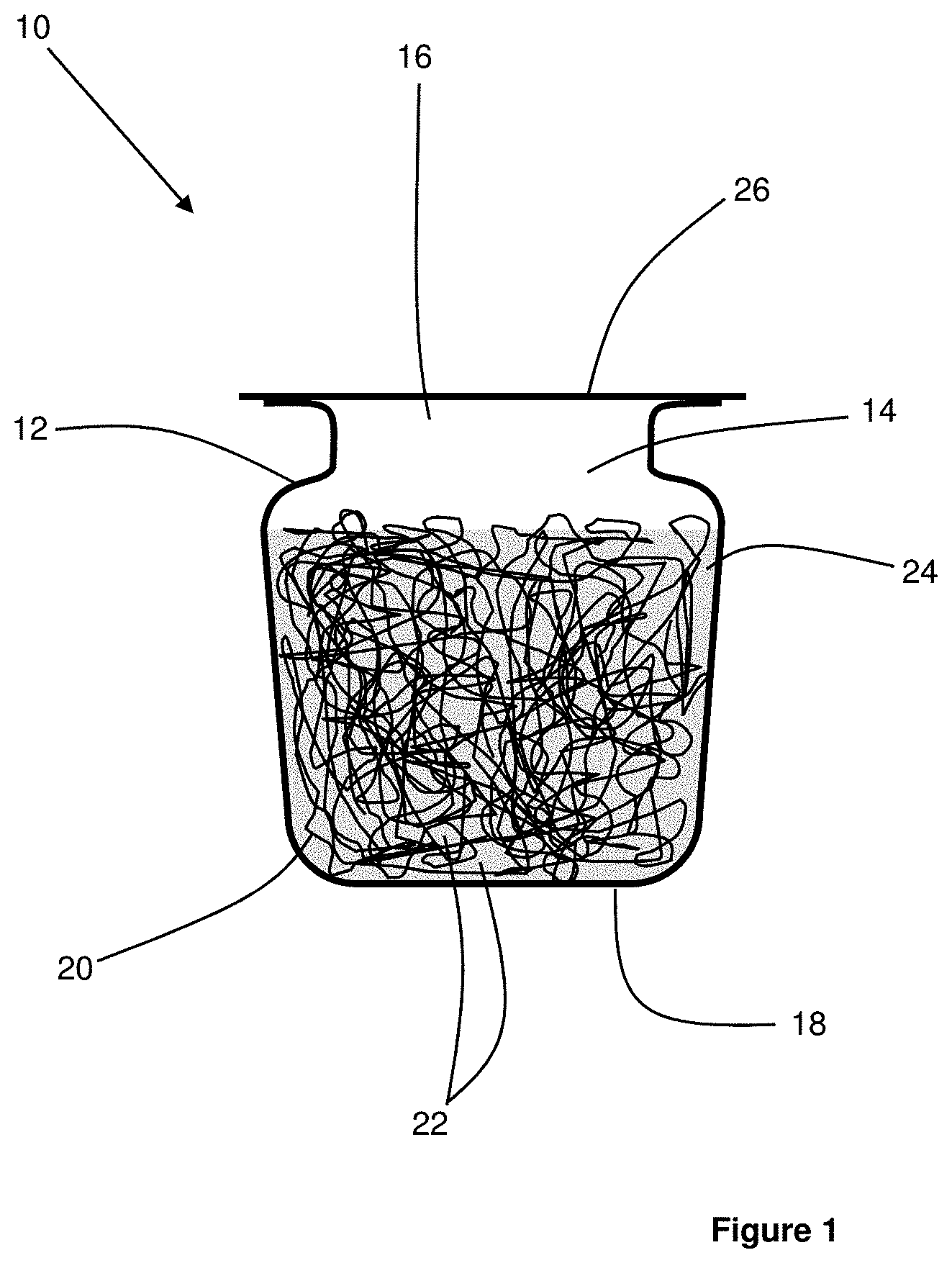 Patent US11785677 — Cartridge having a susceptor material — Figure 1