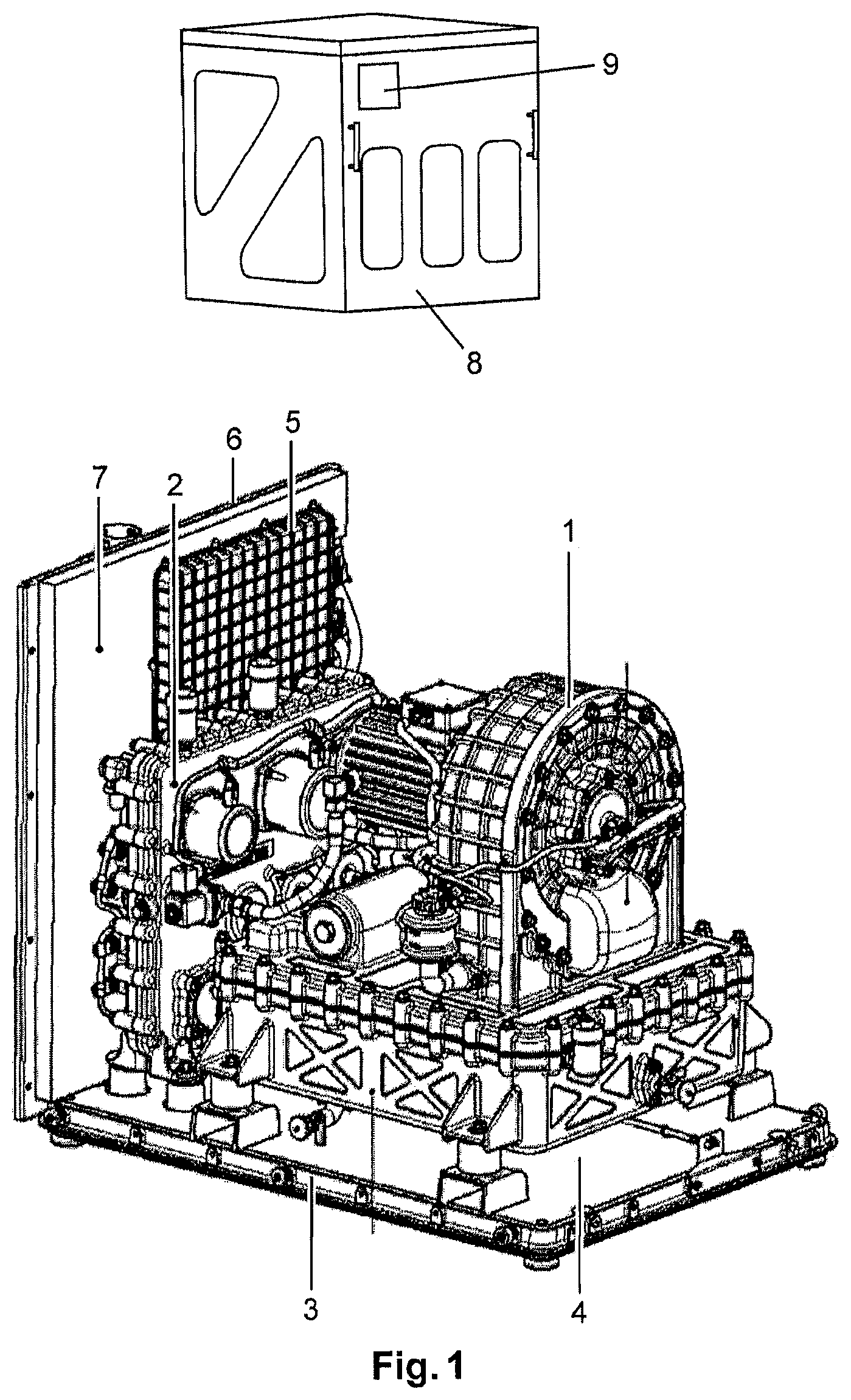 Patent US11785679 — Rotary induction heater having a direct-current exciter — Figure 1