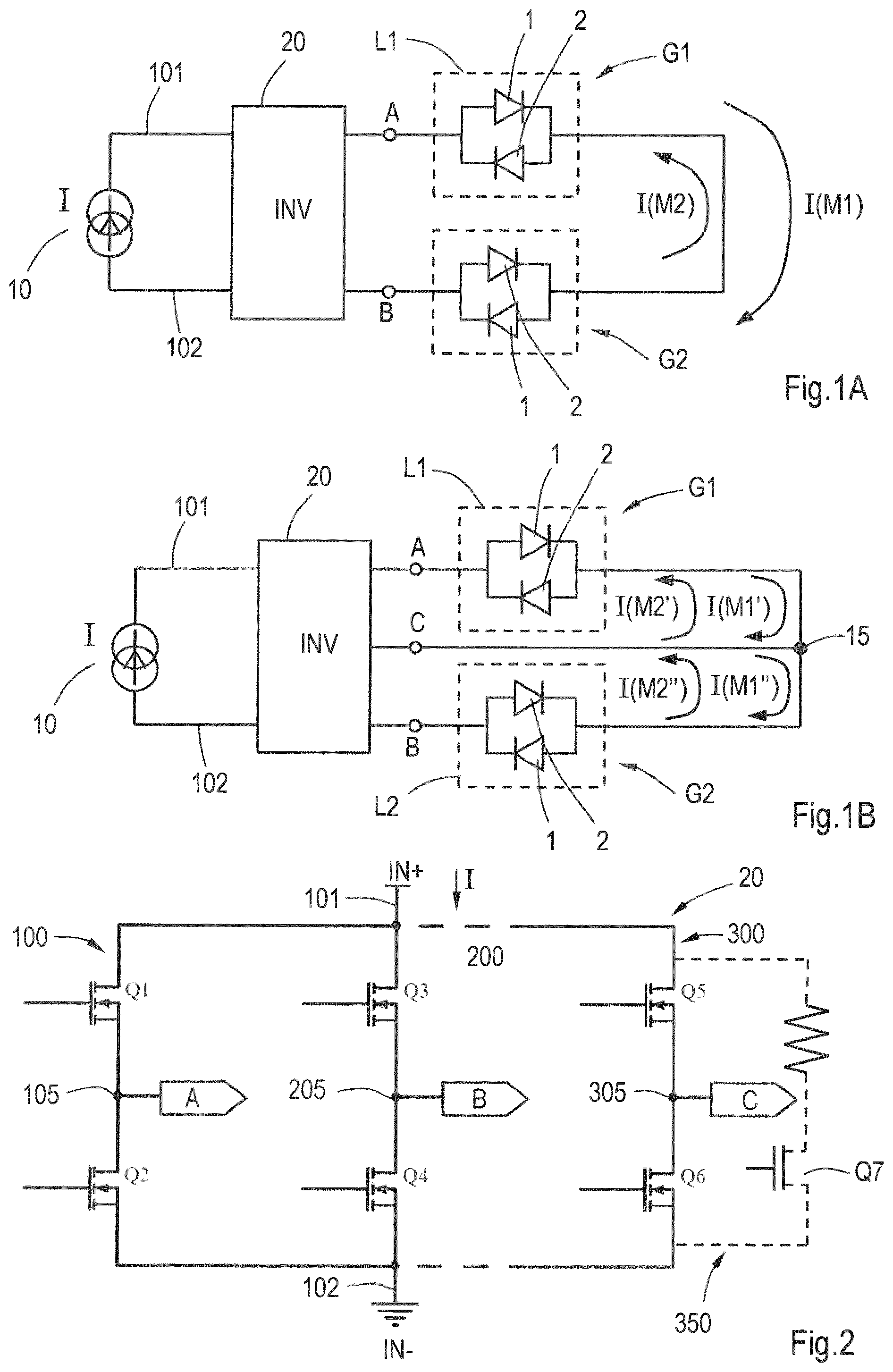 Patent US11785689 — Light system with anti-parallel LEDs — Figure 1