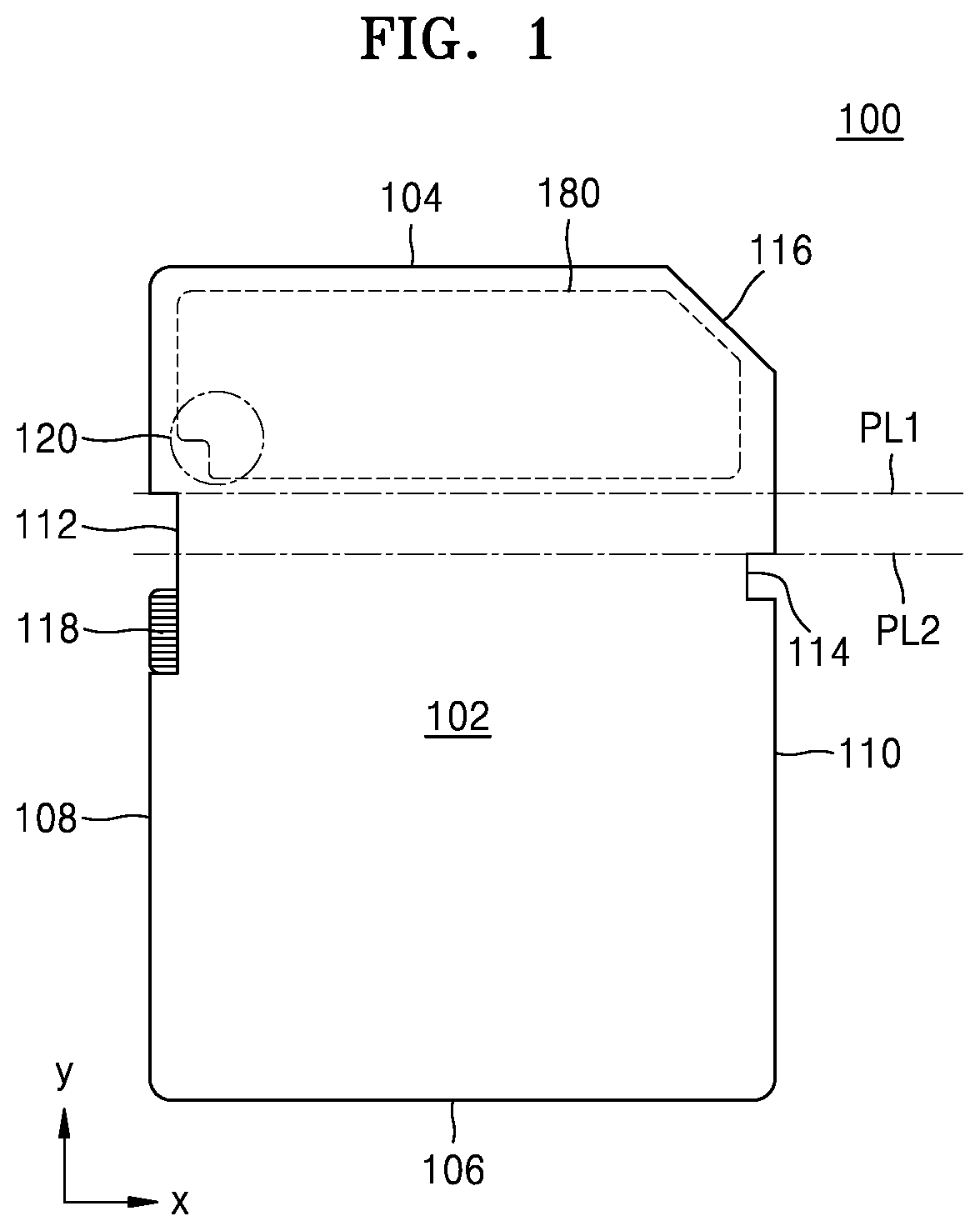 Patent US11785732 Figure 1 – Memory card