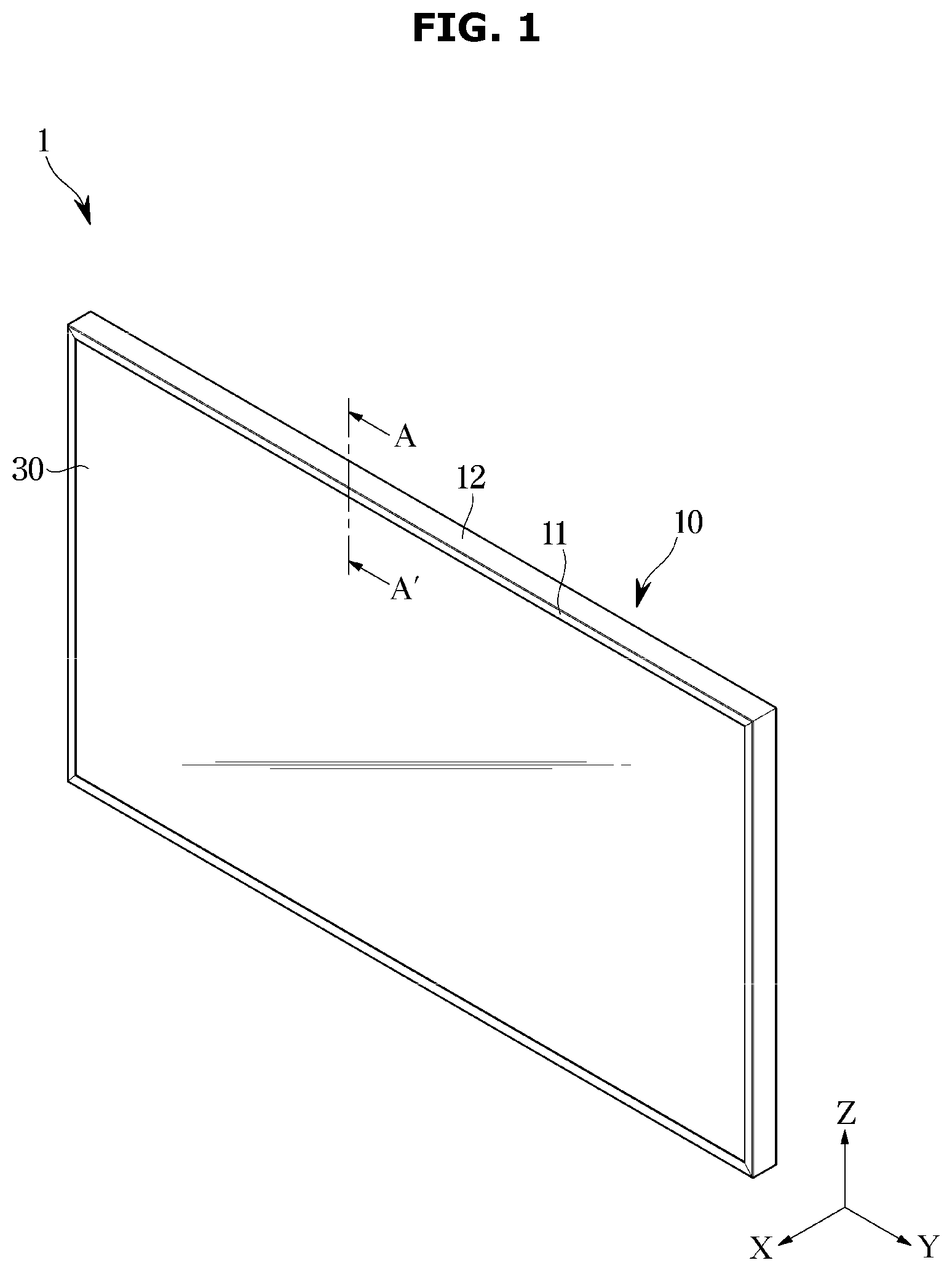 Patent US11785733 — Display apparatus — Figure 1