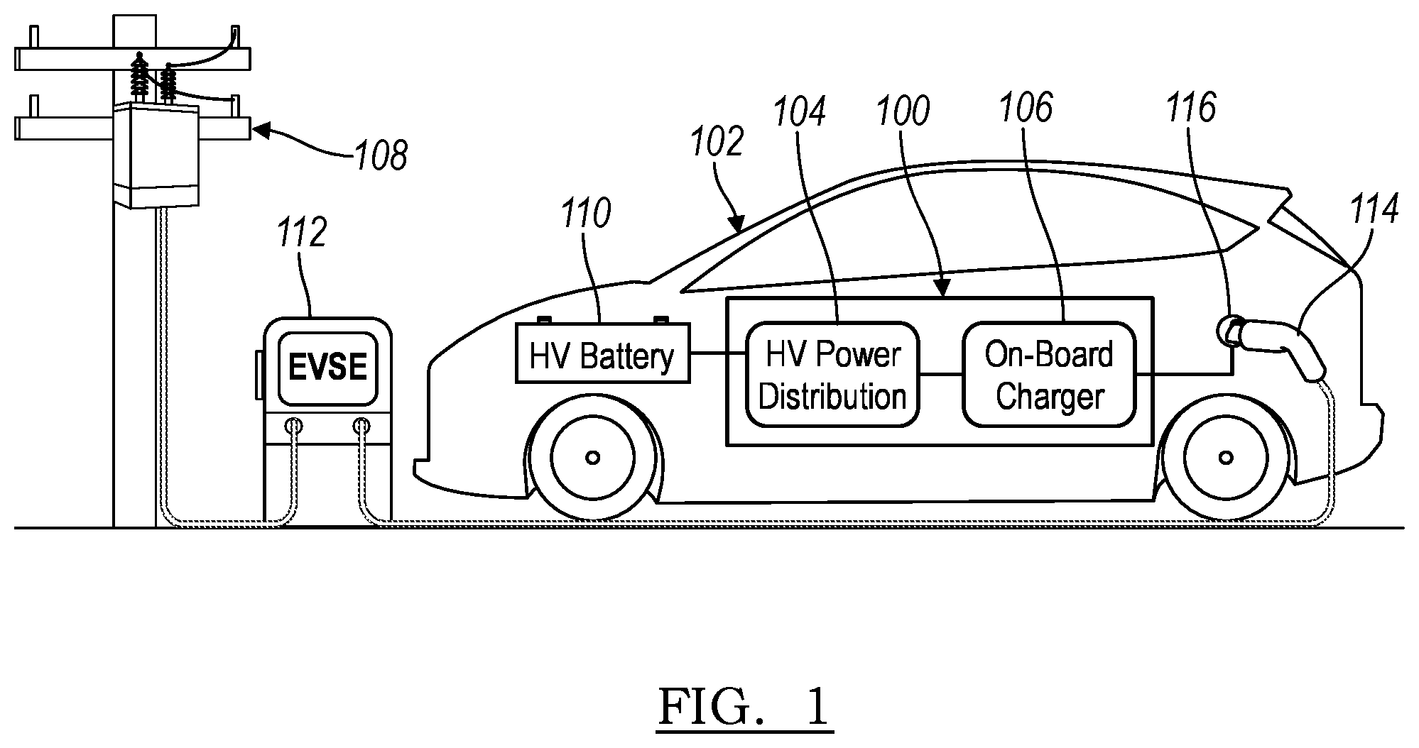 Patent US11785740 — High-voltage junction box coolant baffle — Figure 1