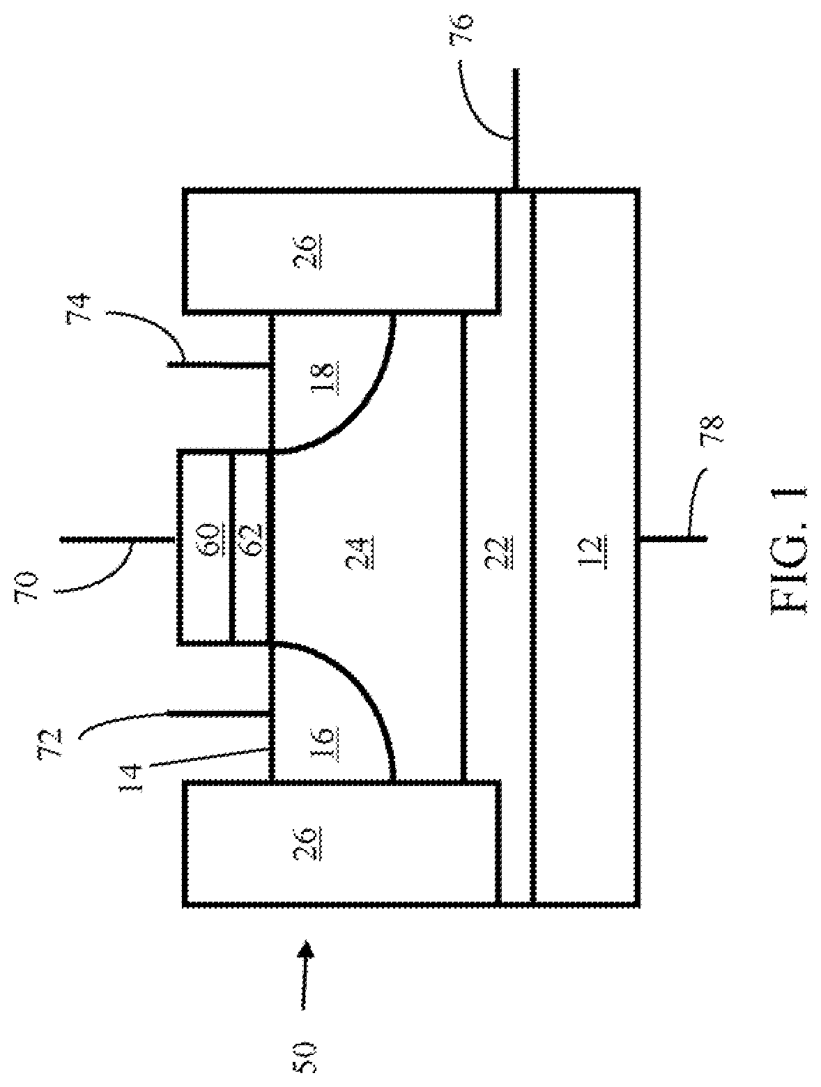Patent US11785758 — Method of operating semiconductor memory device with floating body transistor using silicon controlled rectifier principle — Figure 1