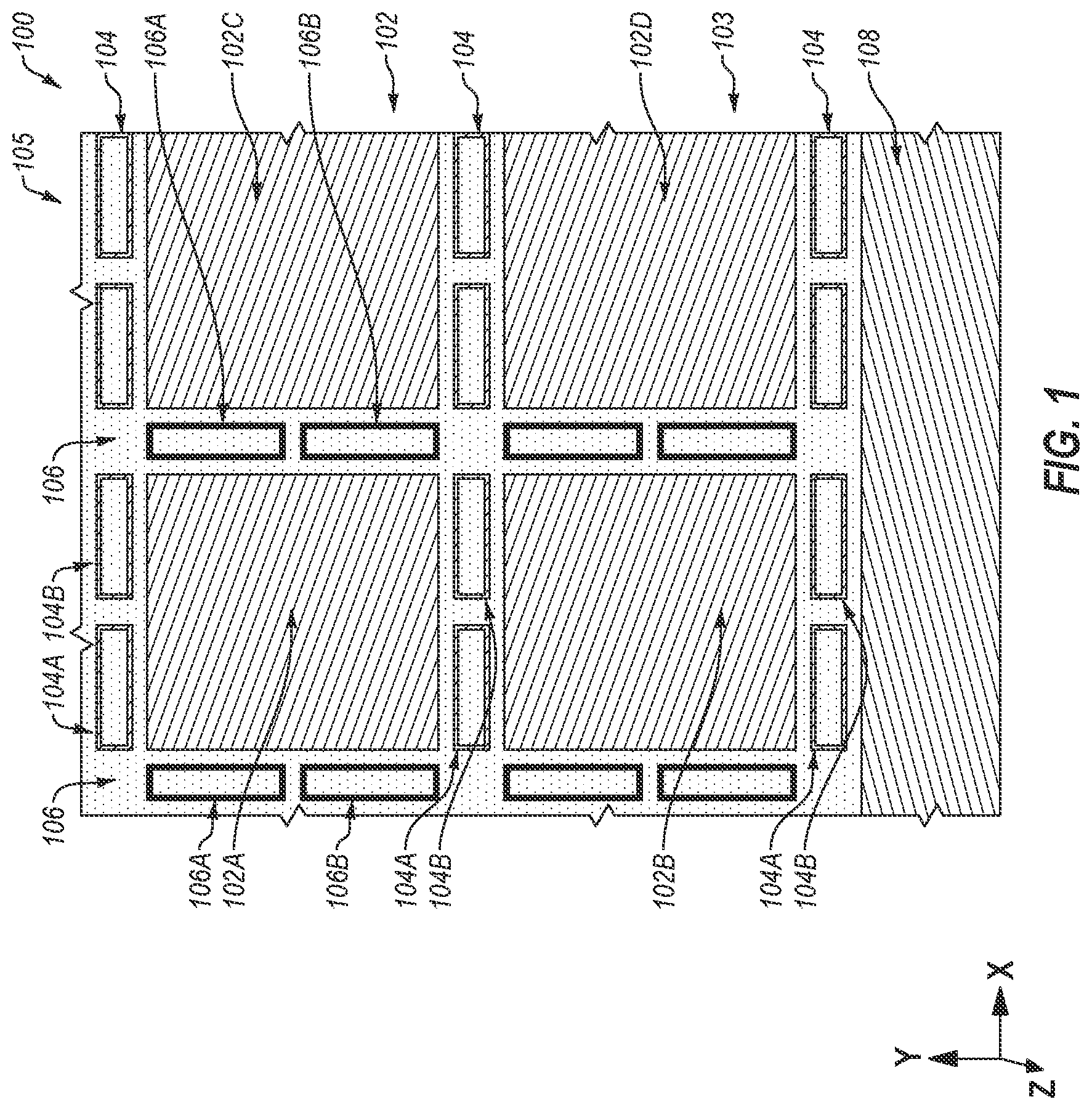 Patent US11785764 — Methods of forming microelectronic devices — Figure 1