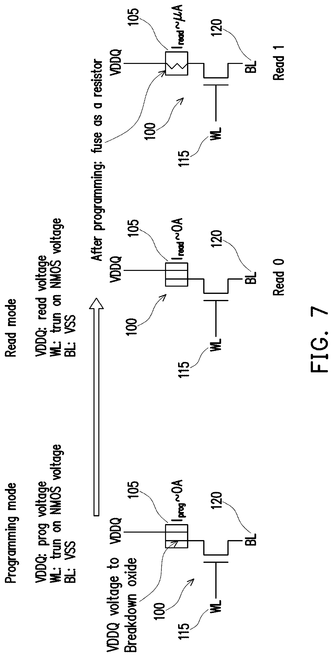 Patent US11785766 Figure 7 – E-fuse