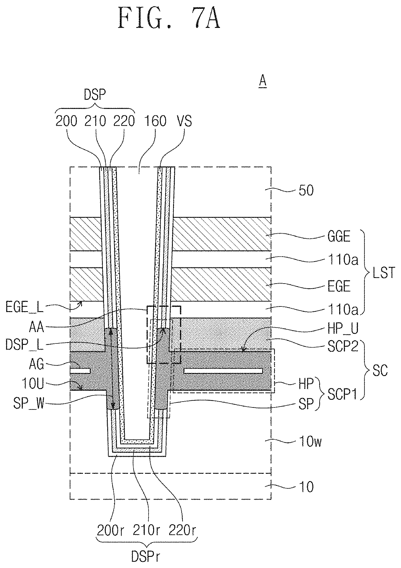 Patent US11785768 Figure 8 – Three-dimensional semiconductor memory devices